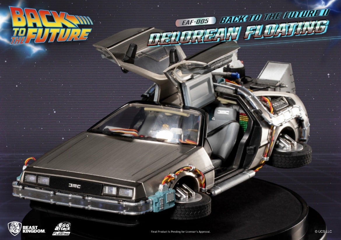 SPECIAL ORDER Beast Kingdom - EAF-005 - Back to the Future Part II - Delorean Floating [JP]