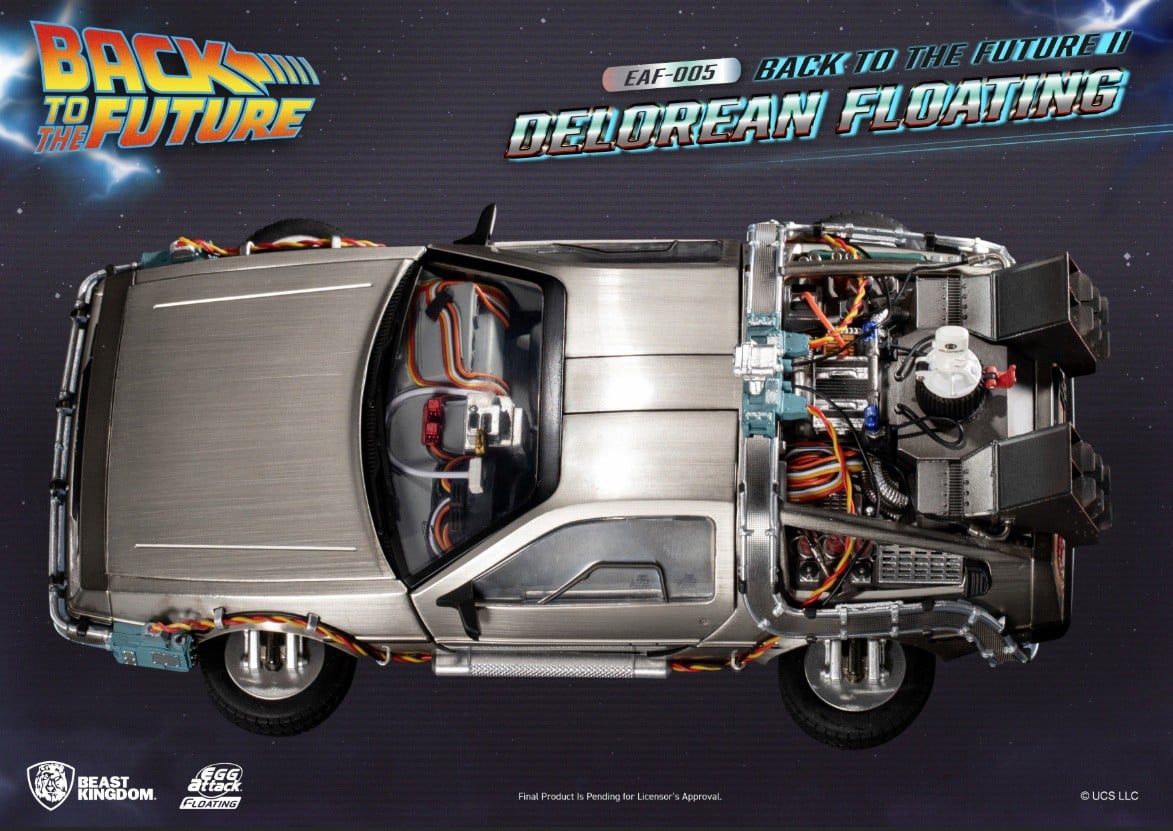 SPECIAL ORDER Beast Kingdom - EAF-005 - Back to the Future Part II - Delorean Floating [JP]