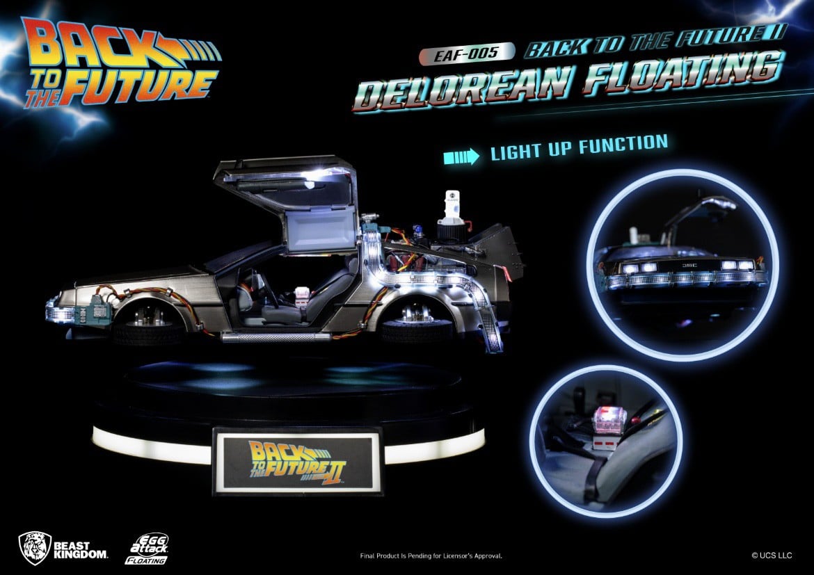 SPECIAL ORDER Beast Kingdom - EAF-005 - Back to the Future Part II - Delorean Floating [JP]