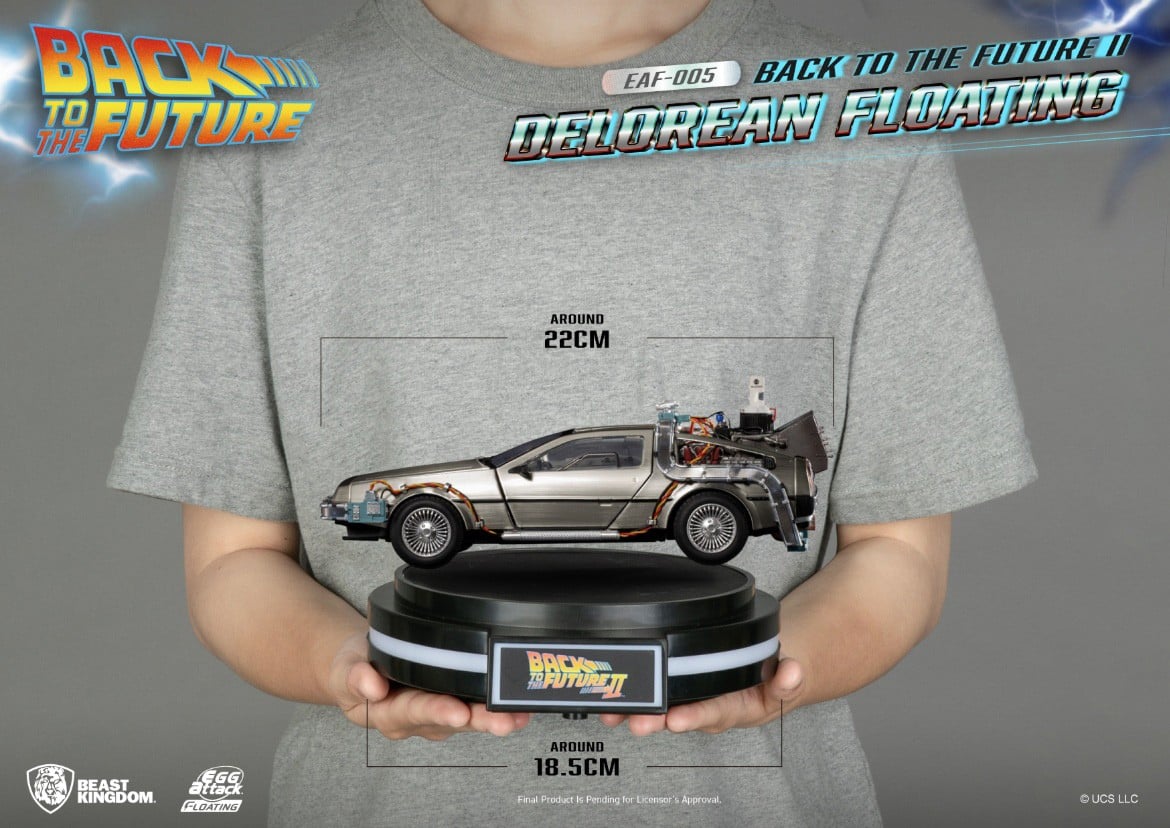 SPECIAL ORDER Beast Kingdom - EAF-005 - Back to the Future Part II - Delorean Floating [JP]