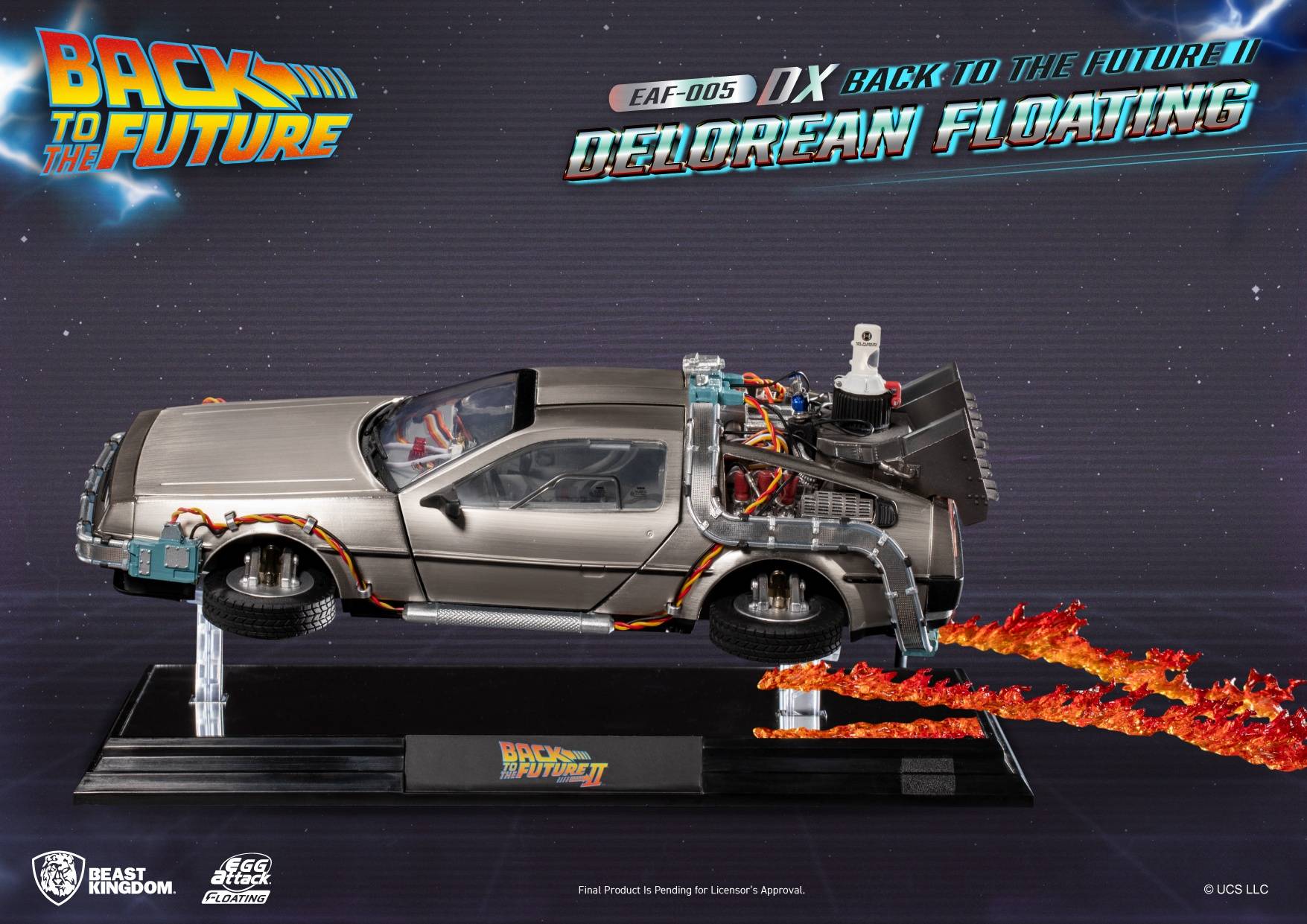 SPECIAL ORDER Beast Kingdom - EAF-005DX - Back to the Future Part II - Delorean Floating: DX Ver. [JP]