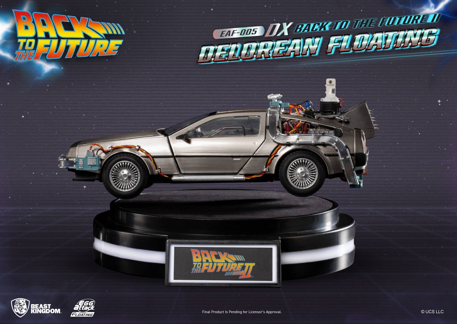 SPECIAL ORDER Beast Kingdom - EAF-005DX - Back to the Future Part II - Delorean Floating: DX Ver. [JP]