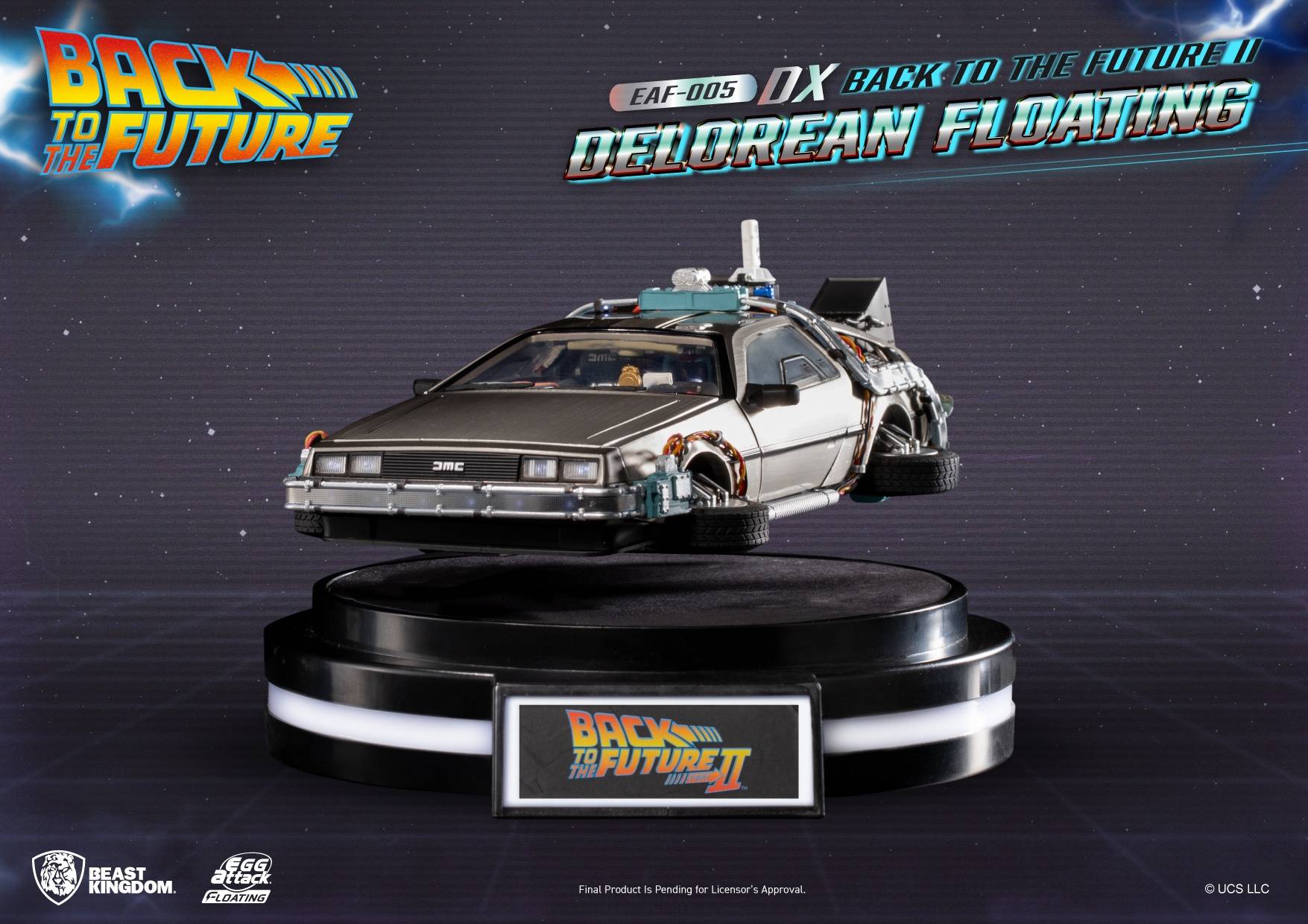 SPECIAL ORDER Beast Kingdom - EAF-005DX - Back to the Future Part II - Delorean Floating: DX Ver. [JP]