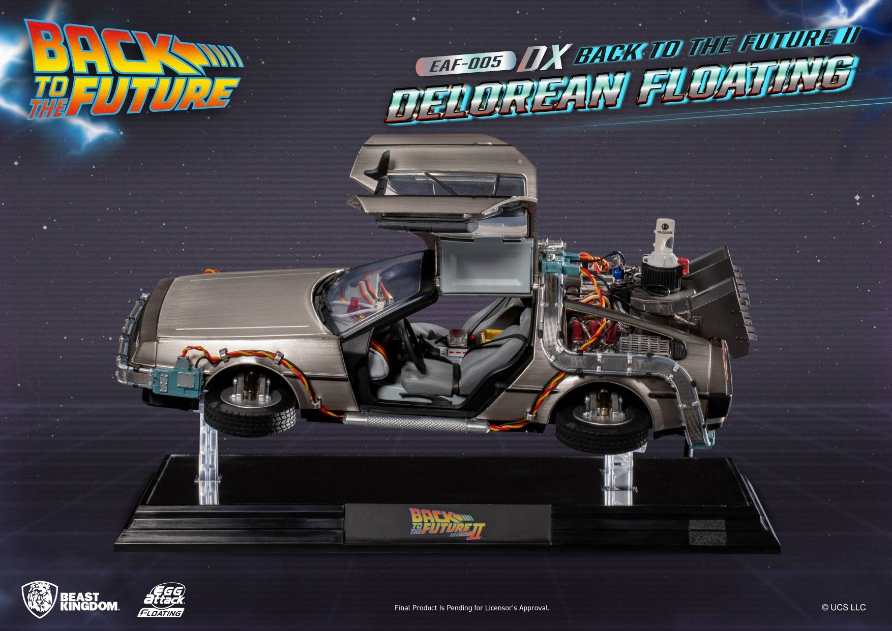 SPECIAL ORDER Beast Kingdom - EAF-005DX - Back to the Future Part II - Delorean Floating: DX Ver. [JP]