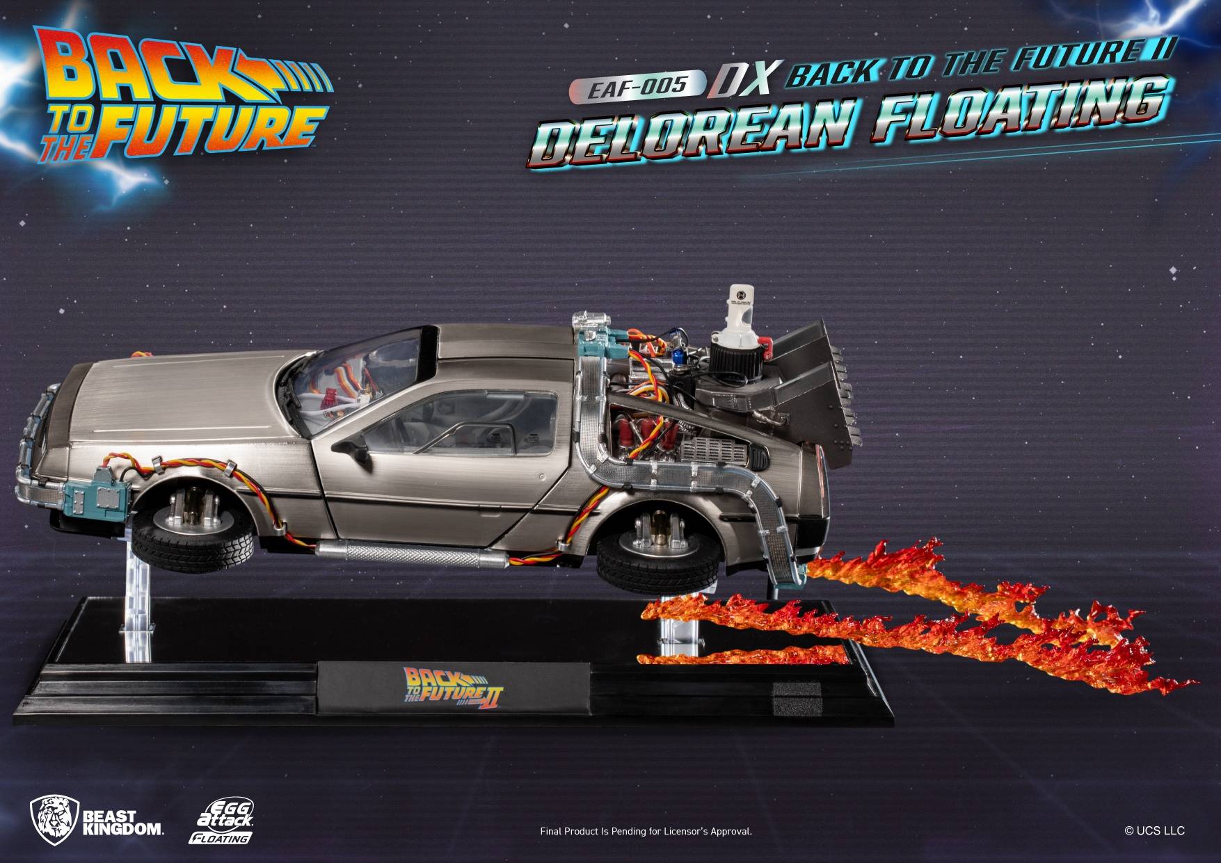 SPECIAL ORDER Beast Kingdom - EAF-005DX - Back to the Future Part II - Delorean Floating: DX Ver. [JP]