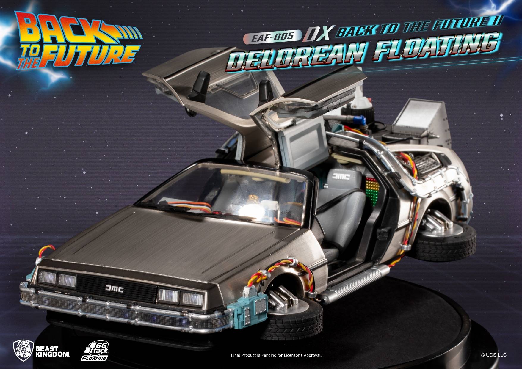 SPECIAL ORDER Beast Kingdom - EAF-005DX - Back to the Future Part II - Delorean Floating: DX Ver. [JP]
