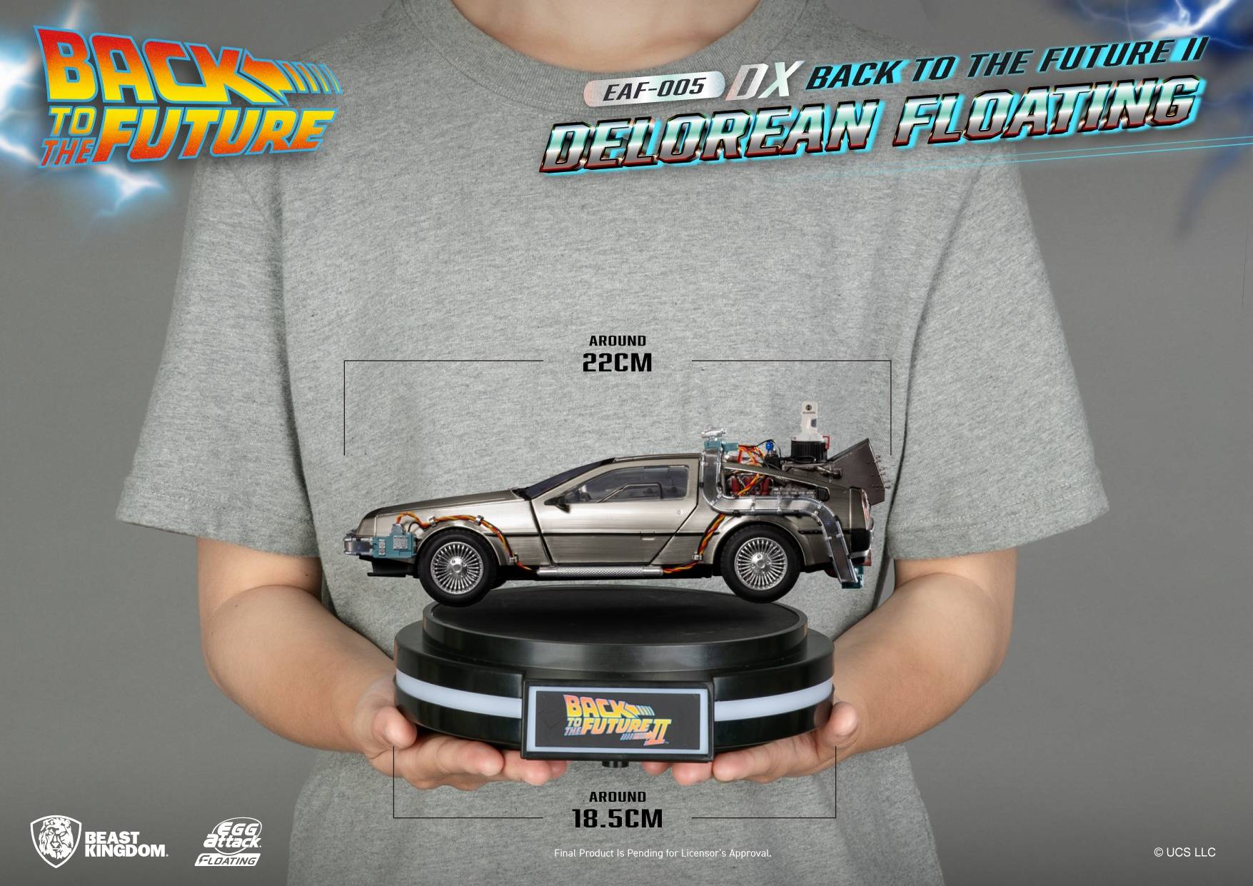 SPECIAL ORDER Beast Kingdom - EAF-005DX - Back to the Future Part II - Delorean Floating: DX Ver. [JP]