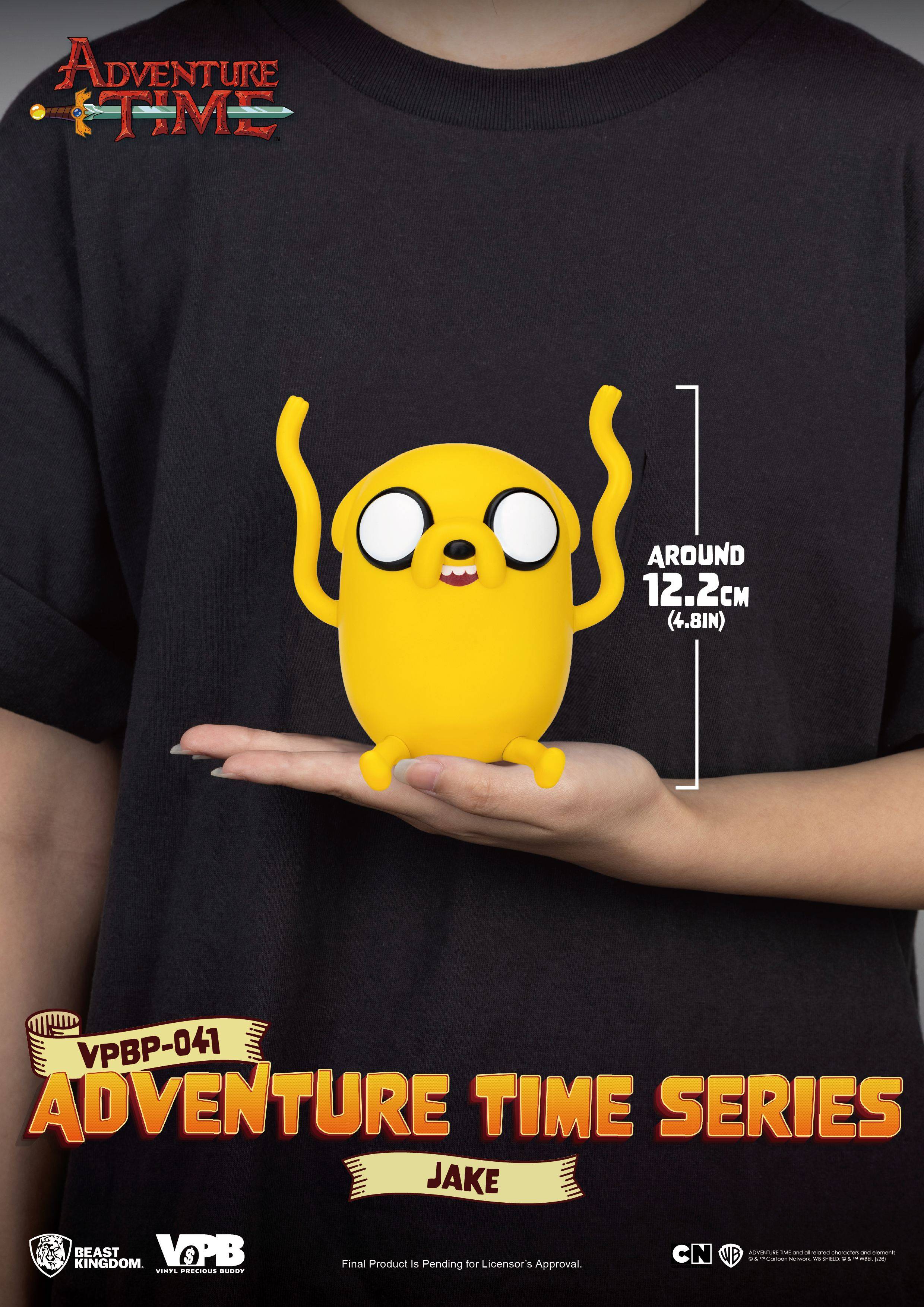 SPECIAL ORDER Beast Kingdom - VPBP-041 - Adventure Time Series Palm Size Vinyl Functional Figure - Jake [JP]