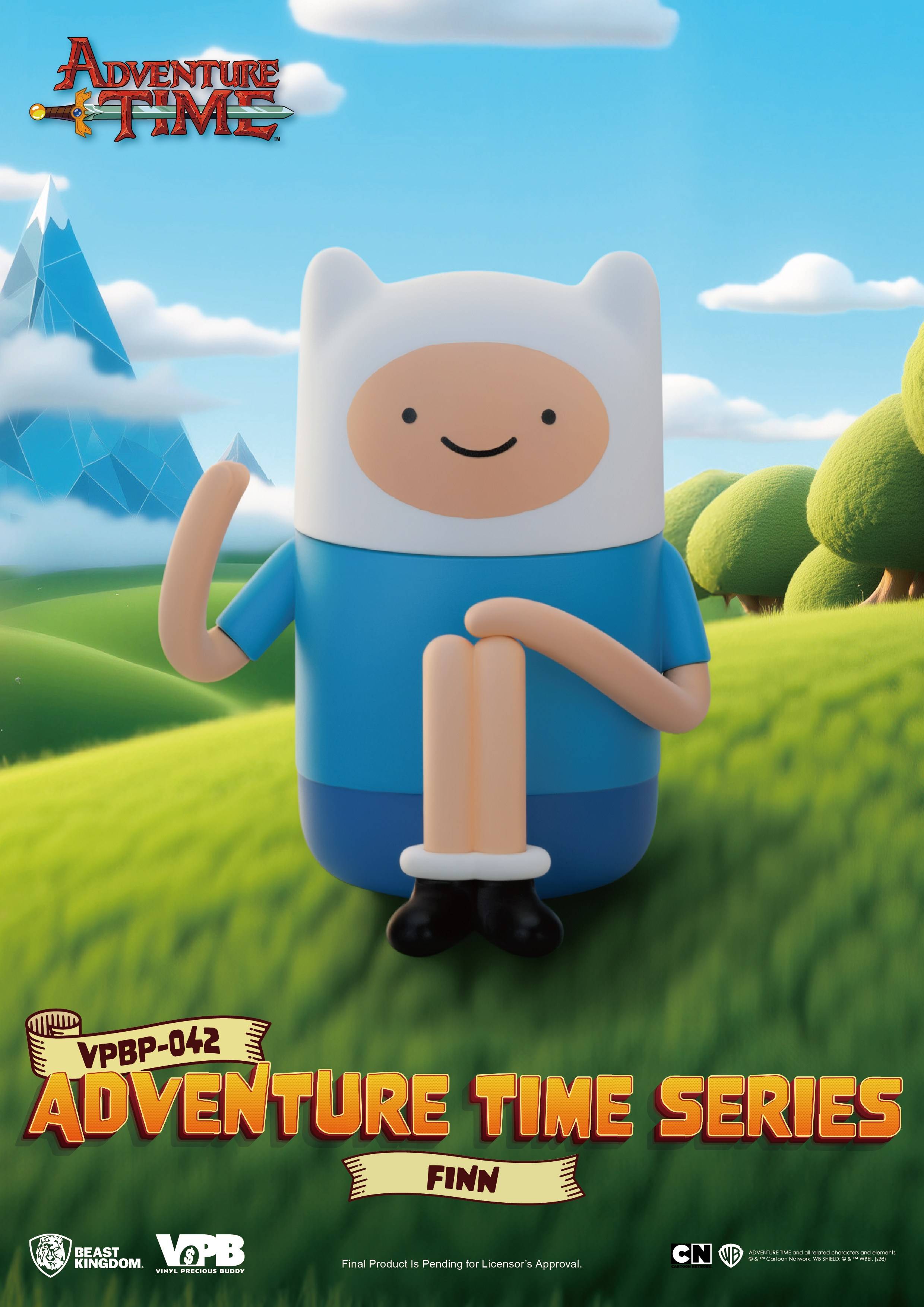 SPECIAL ORDER Beast Kingdom - VPBP-042 - Adventure Time Series Palm Size Vinyl Functional Figure - Finn [JP]