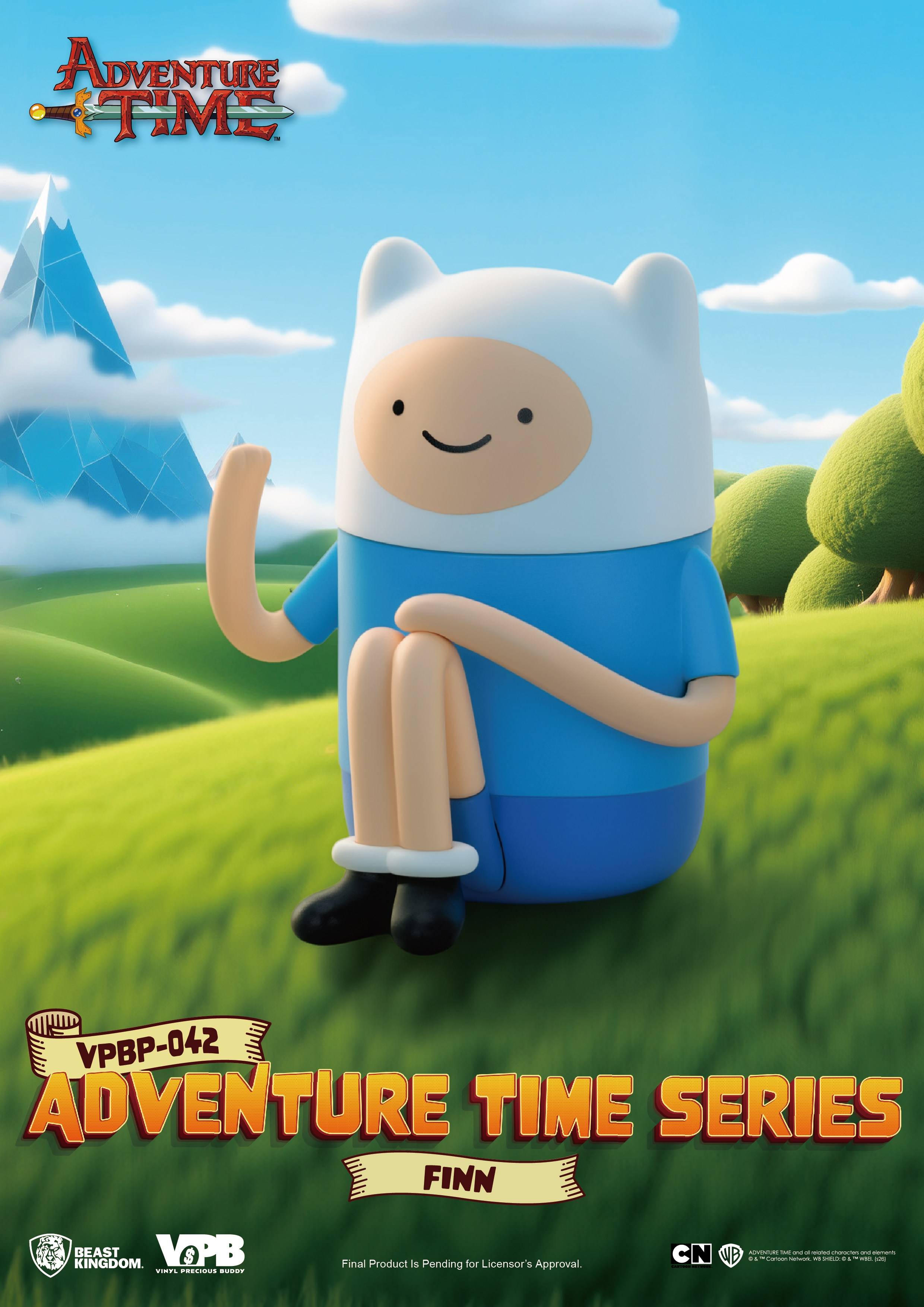 SPECIAL ORDER Beast Kingdom - VPBP-042 - Adventure Time Series Palm Size Vinyl Functional Figure - Finn [JP]