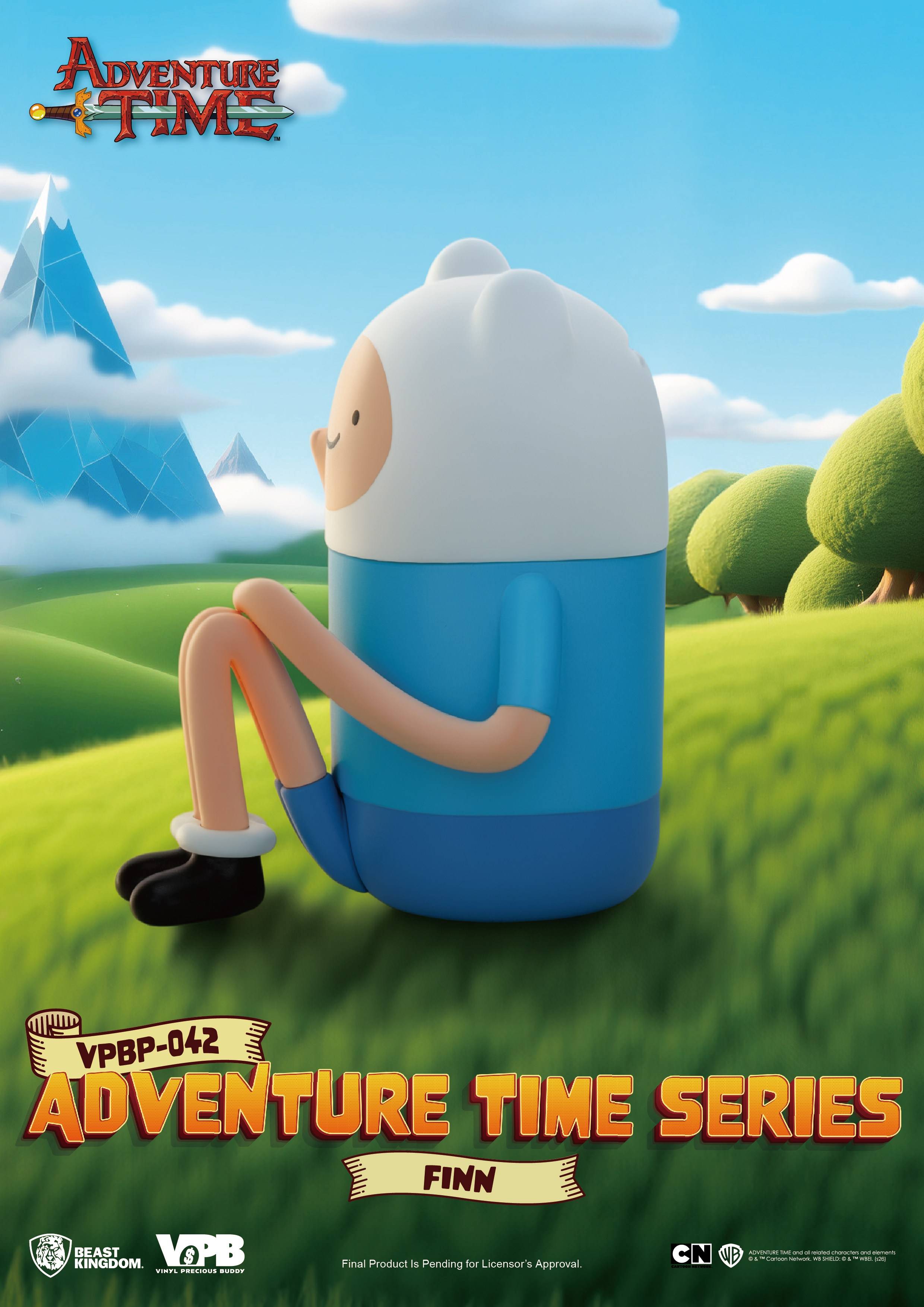 SPECIAL ORDER Beast Kingdom - VPBP-042 - Adventure Time Series Palm Size Vinyl Functional Figure - Finn [JP]