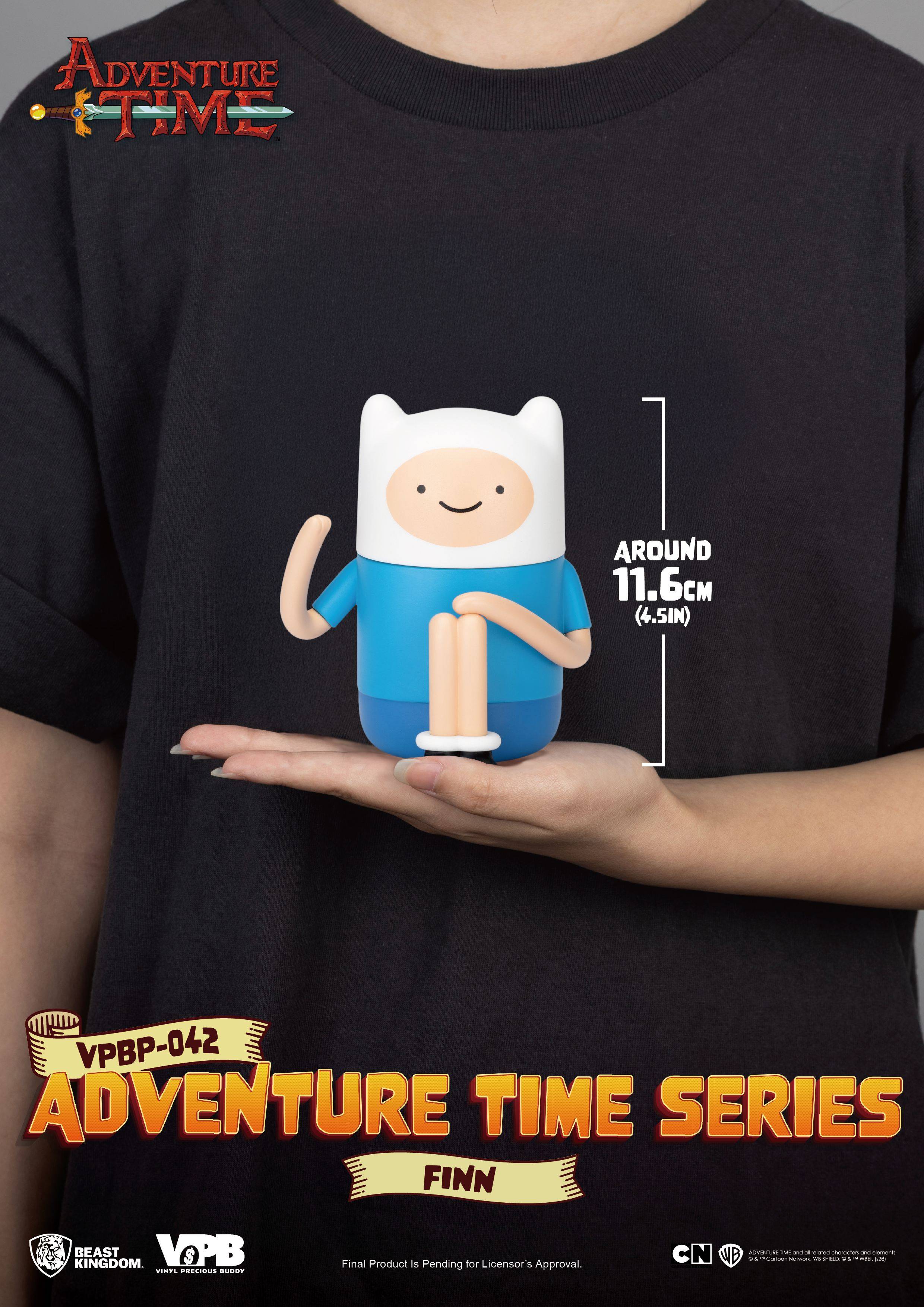 SPECIAL ORDER Beast Kingdom - VPBP-042 - Adventure Time Series Palm Size Vinyl Functional Figure - Finn [JP]