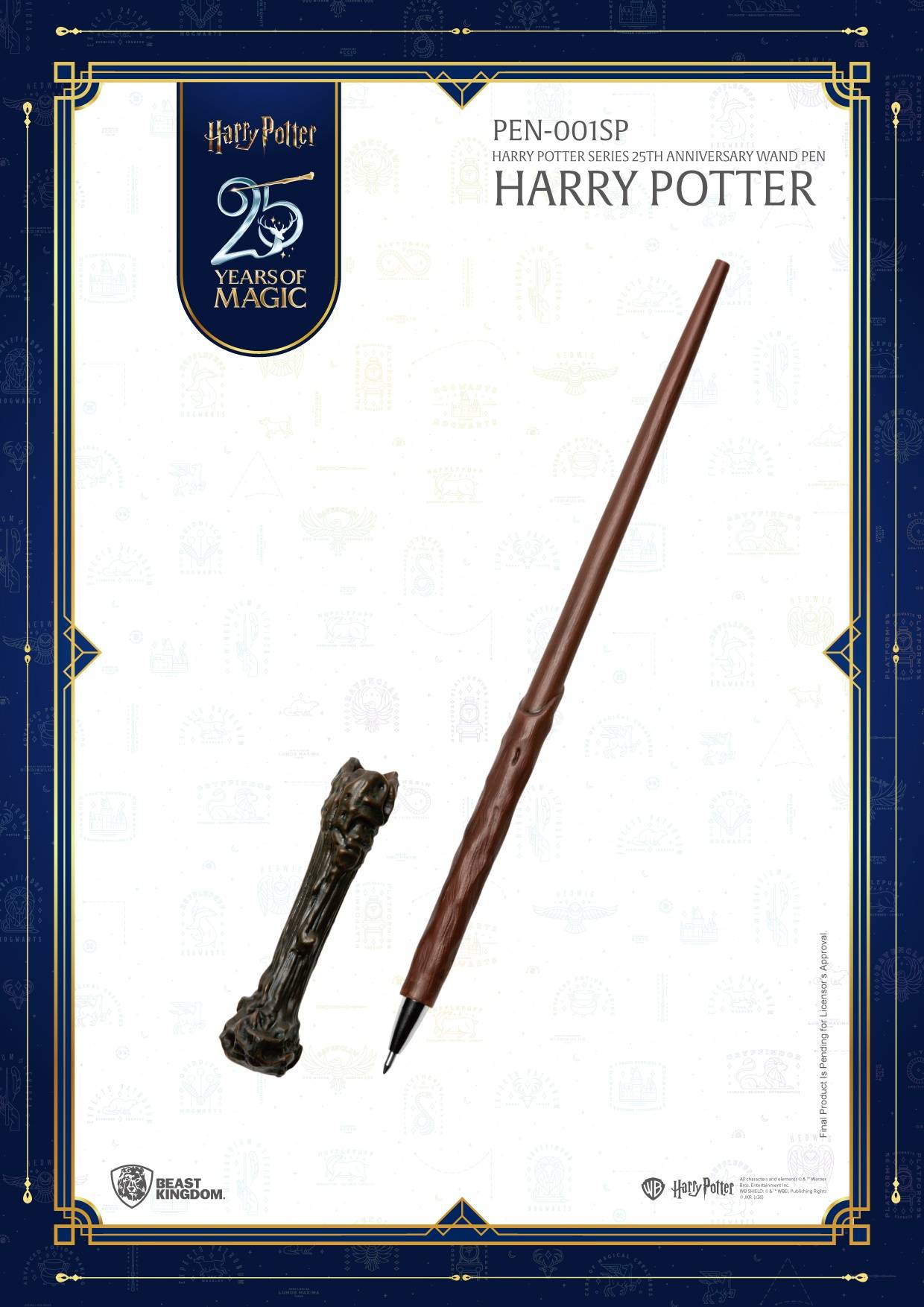 SPECIAL ORDER Beast Kingdom - PEN-001SP - Harry Potter 25th Anniversary Wand Pen [JP] [Box of 6]