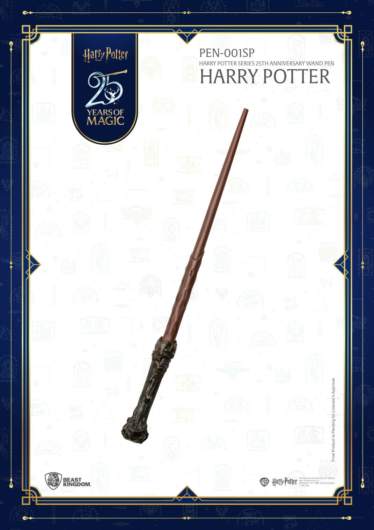 SPECIAL ORDER Beast Kingdom - PEN-001SP - Harry Potter 25th Anniversary Wand Pen [JP] [Box of 6]