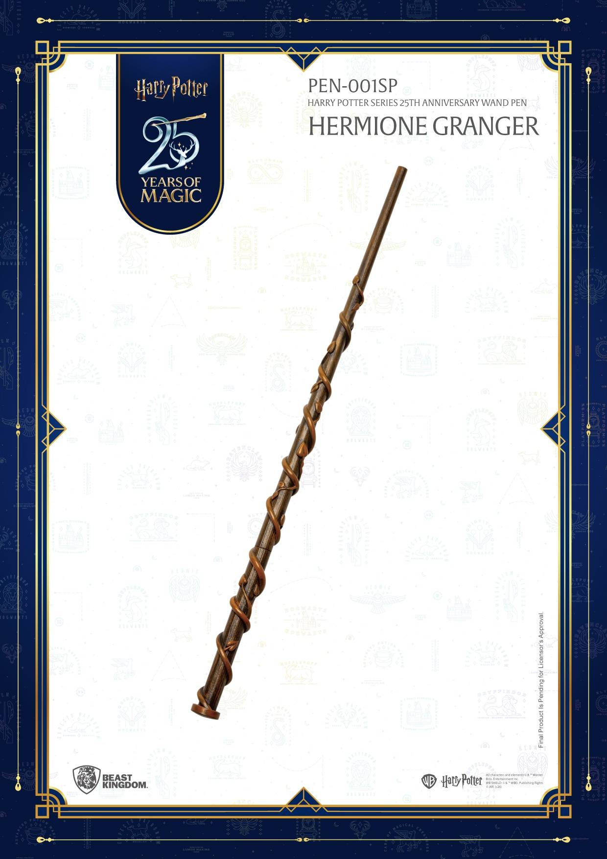 SPECIAL ORDER Beast Kingdom - PEN-001SP - Harry Potter 25th Anniversary Wand Pen [JP] [Box of 6]