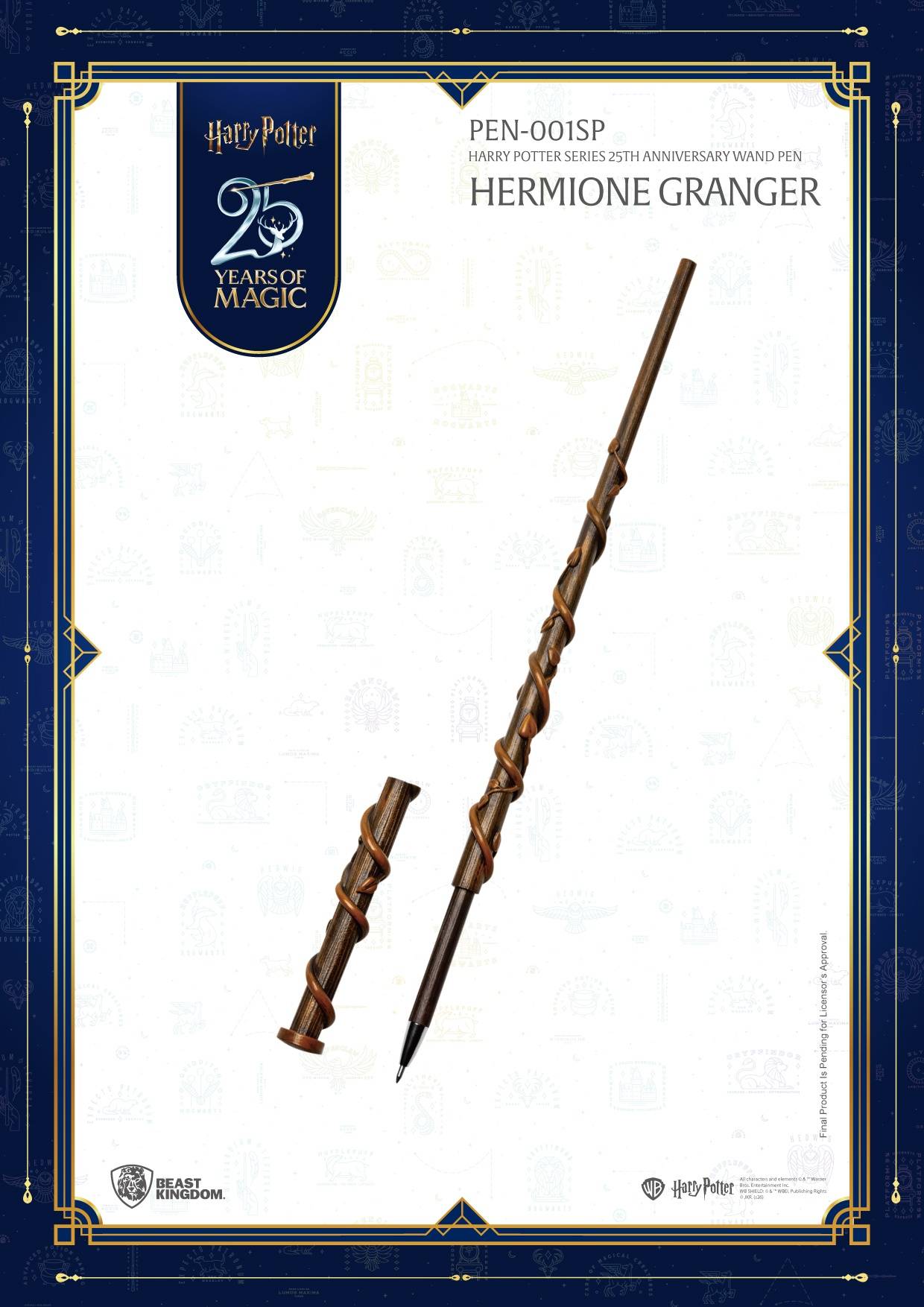 SPECIAL ORDER Beast Kingdom - PEN-001SP - Harry Potter 25th Anniversary Wand Pen [JP] [Box of 6]