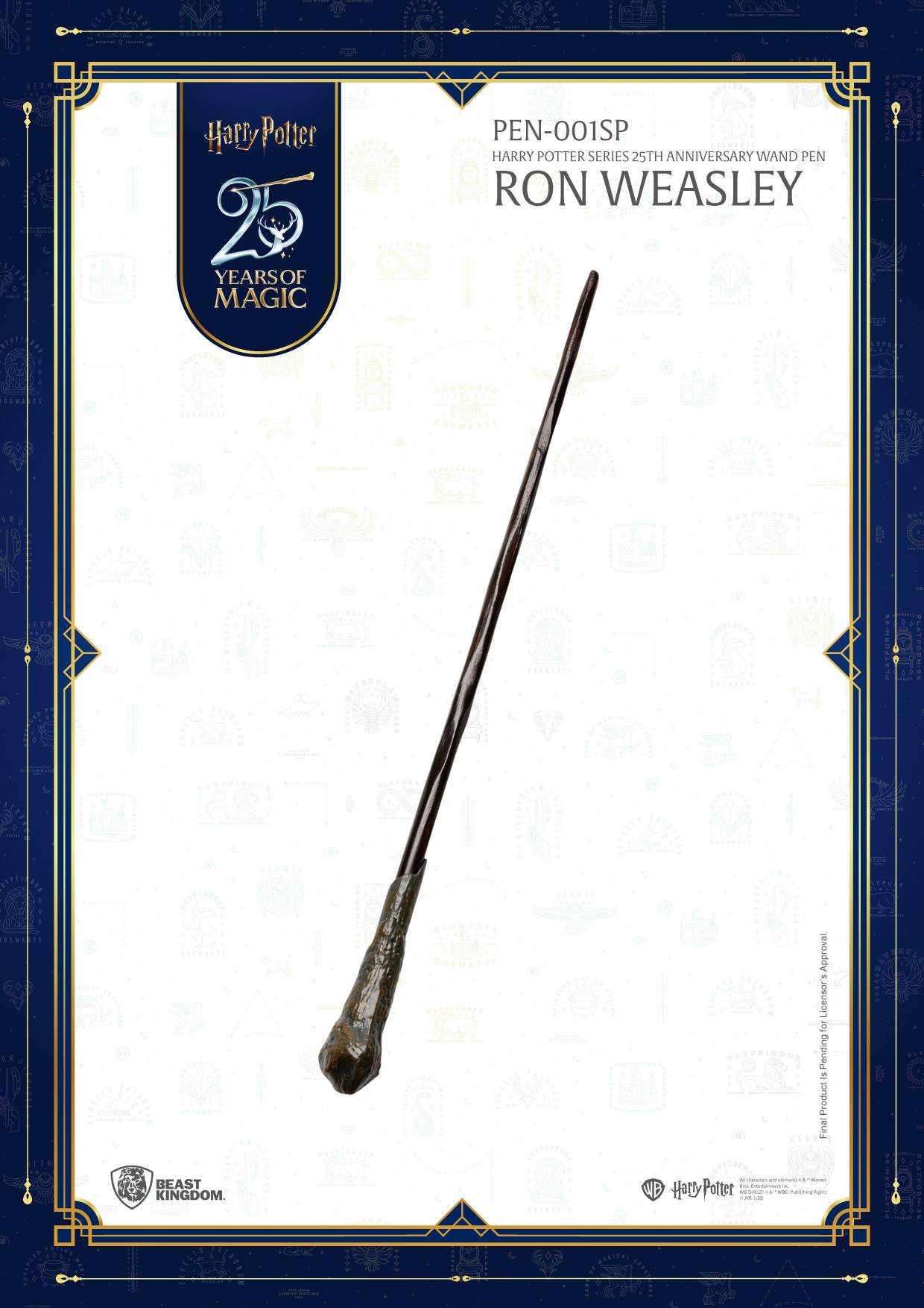 SPECIAL ORDER Beast Kingdom - PEN-001SP - Harry Potter 25th Anniversary Wand Pen [JP] [Box of 6]