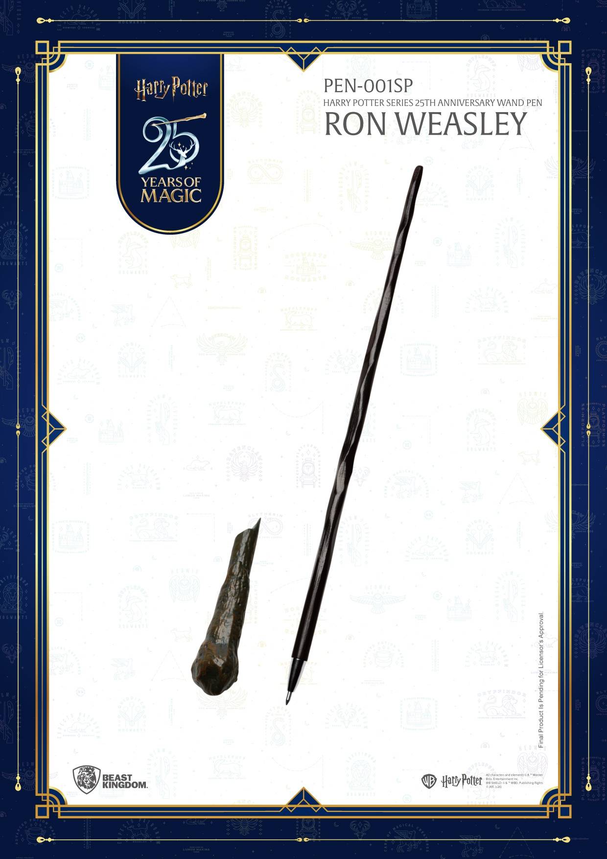 SPECIAL ORDER Beast Kingdom - PEN-001SP - Harry Potter 25th Anniversary Wand Pen [JP] [Box of 6]