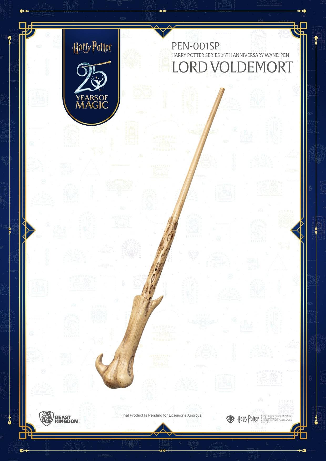 SPECIAL ORDER Beast Kingdom - PEN-001SP - Harry Potter 25th Anniversary Wand Pen [JP] [Box of 6]