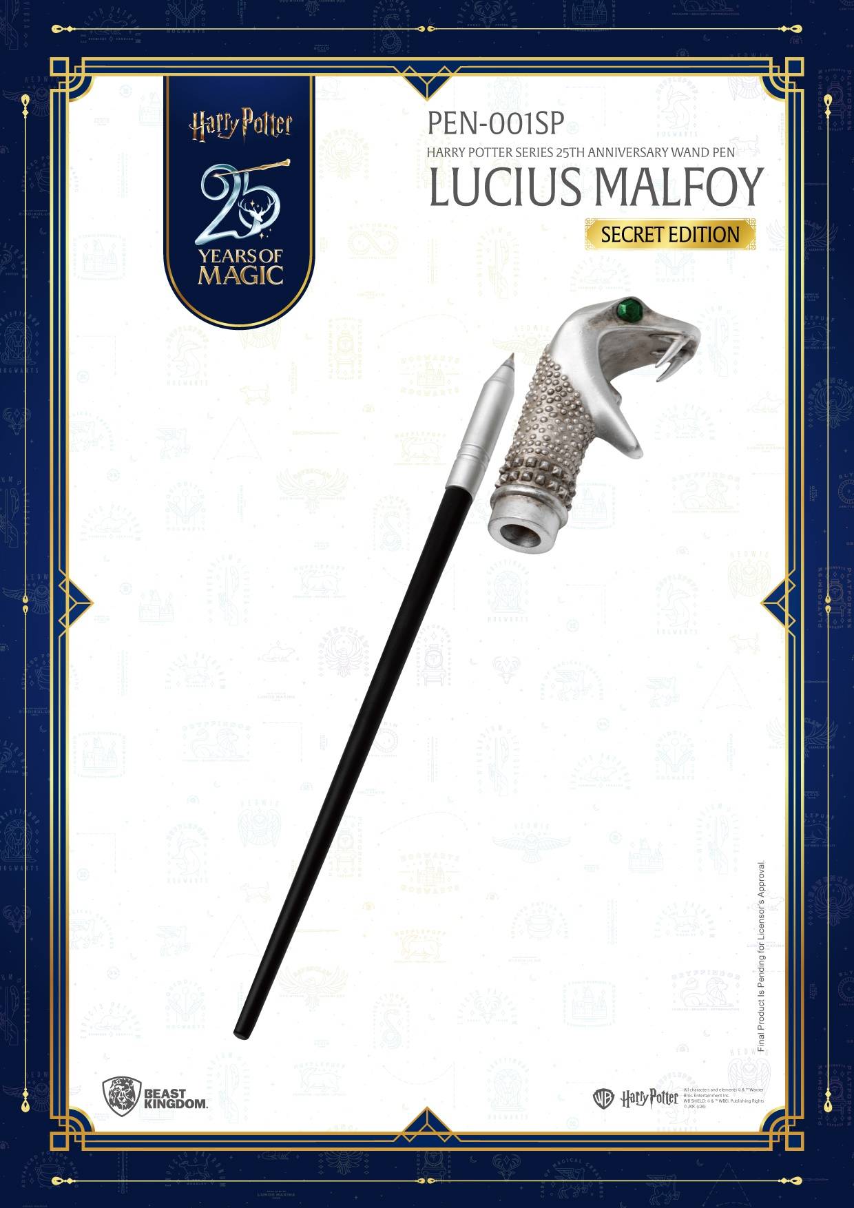 SPECIAL ORDER Beast Kingdom - PEN-001SP - Harry Potter 25th Anniversary Wand Pen [JP] [Box of 6]