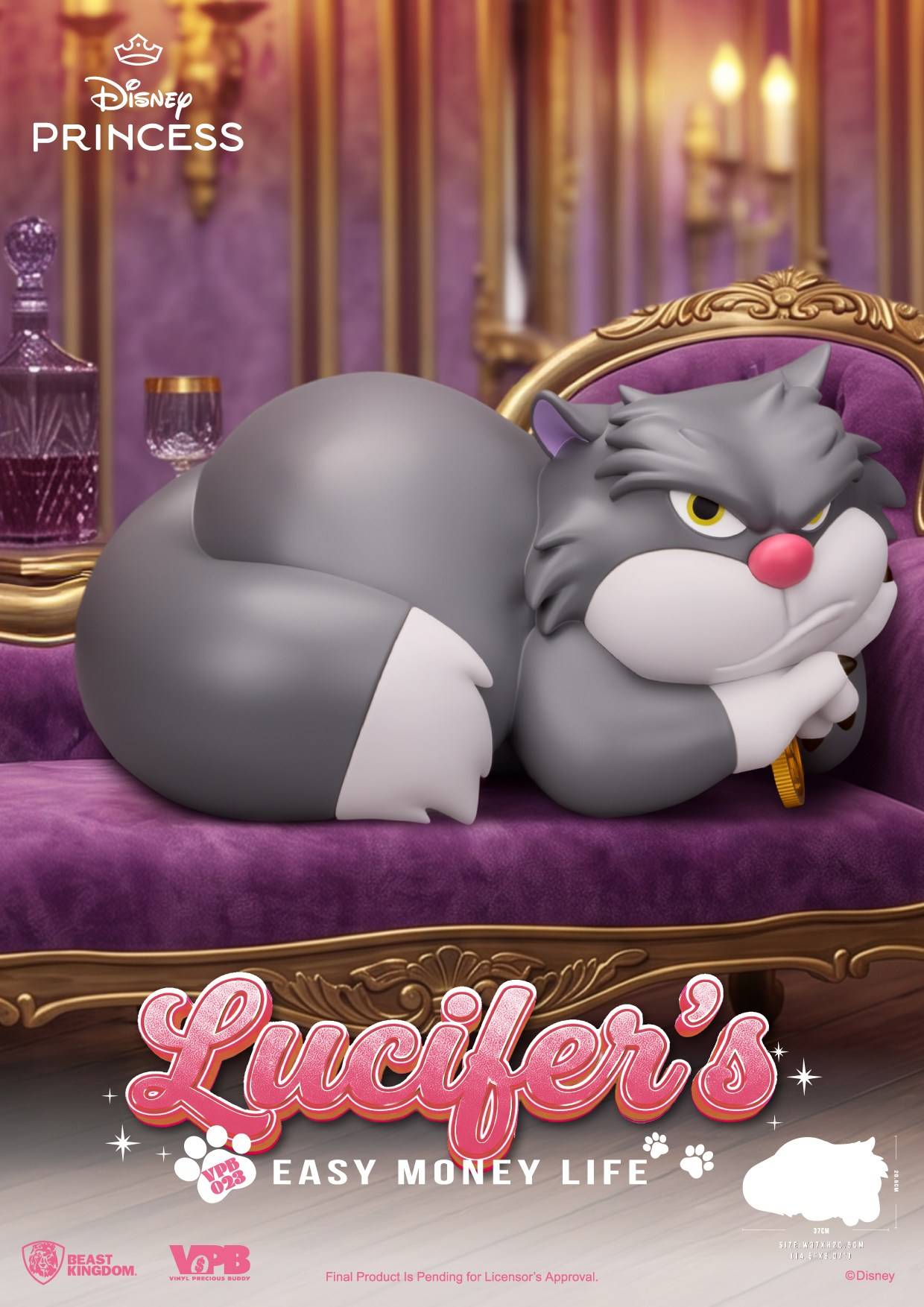 SPECIAL ORDER Beast Kingdom - VPB-023 - Disney Classic Vinyl Functional Figure - Lucifer: Easy Money Life [JP]