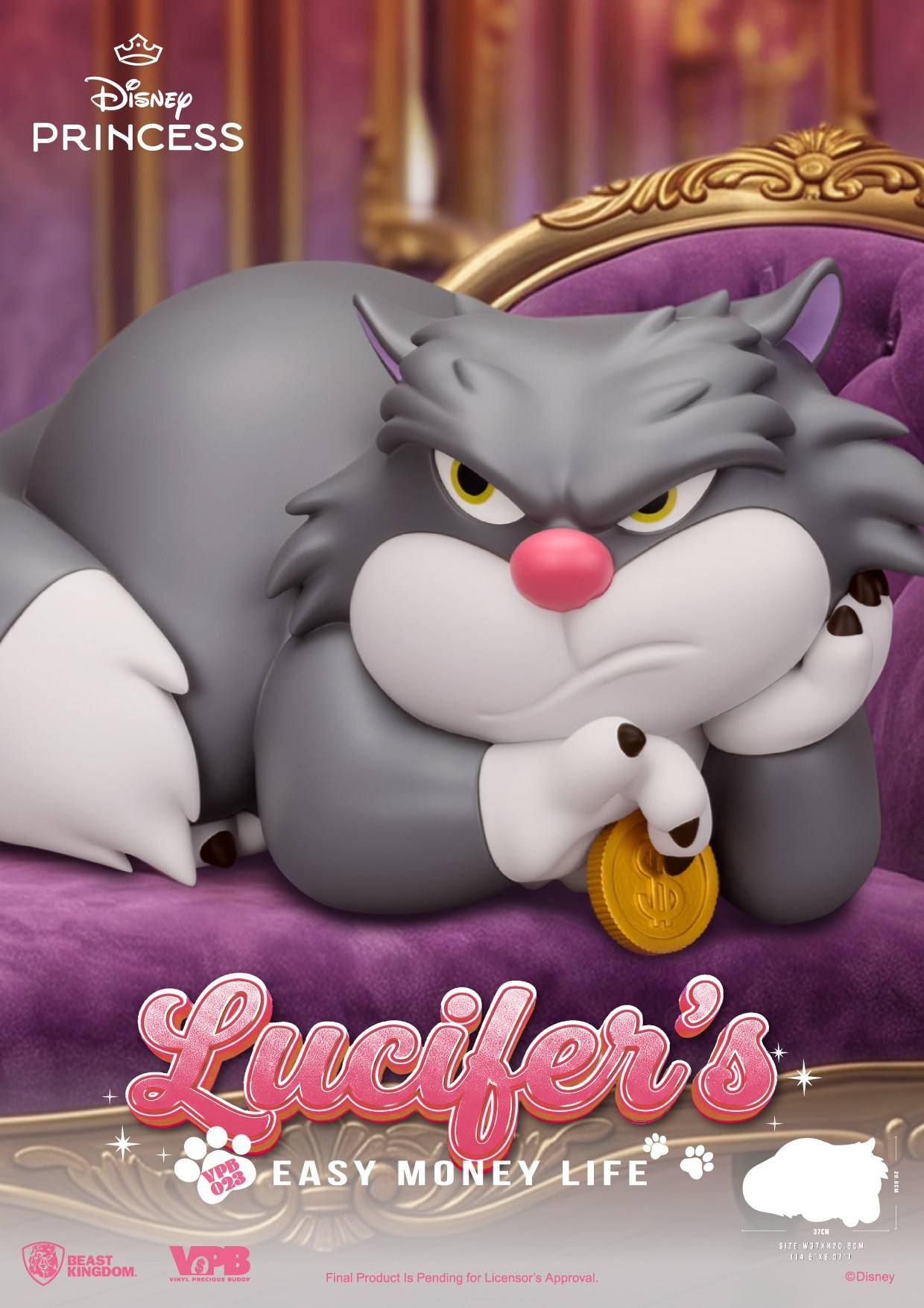 SPECIAL ORDER Beast Kingdom - VPB-023 - Disney Classic Vinyl Functional Figure - Lucifer: Easy Money Life [JP]