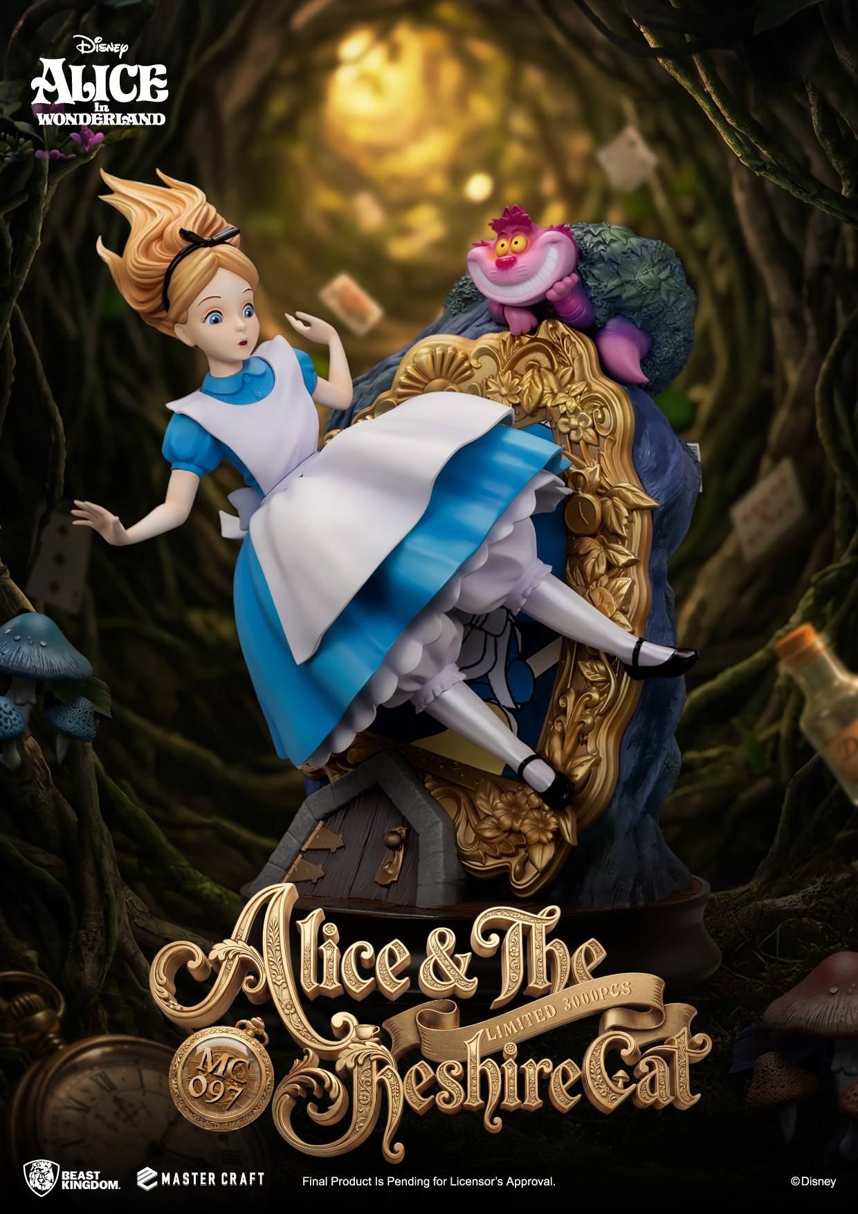 SPECIAL ORDER Beast Kingdom - MC-097 - Alice in Wonderland Master Craft - Alice & The Cheshire Cat [JP]
