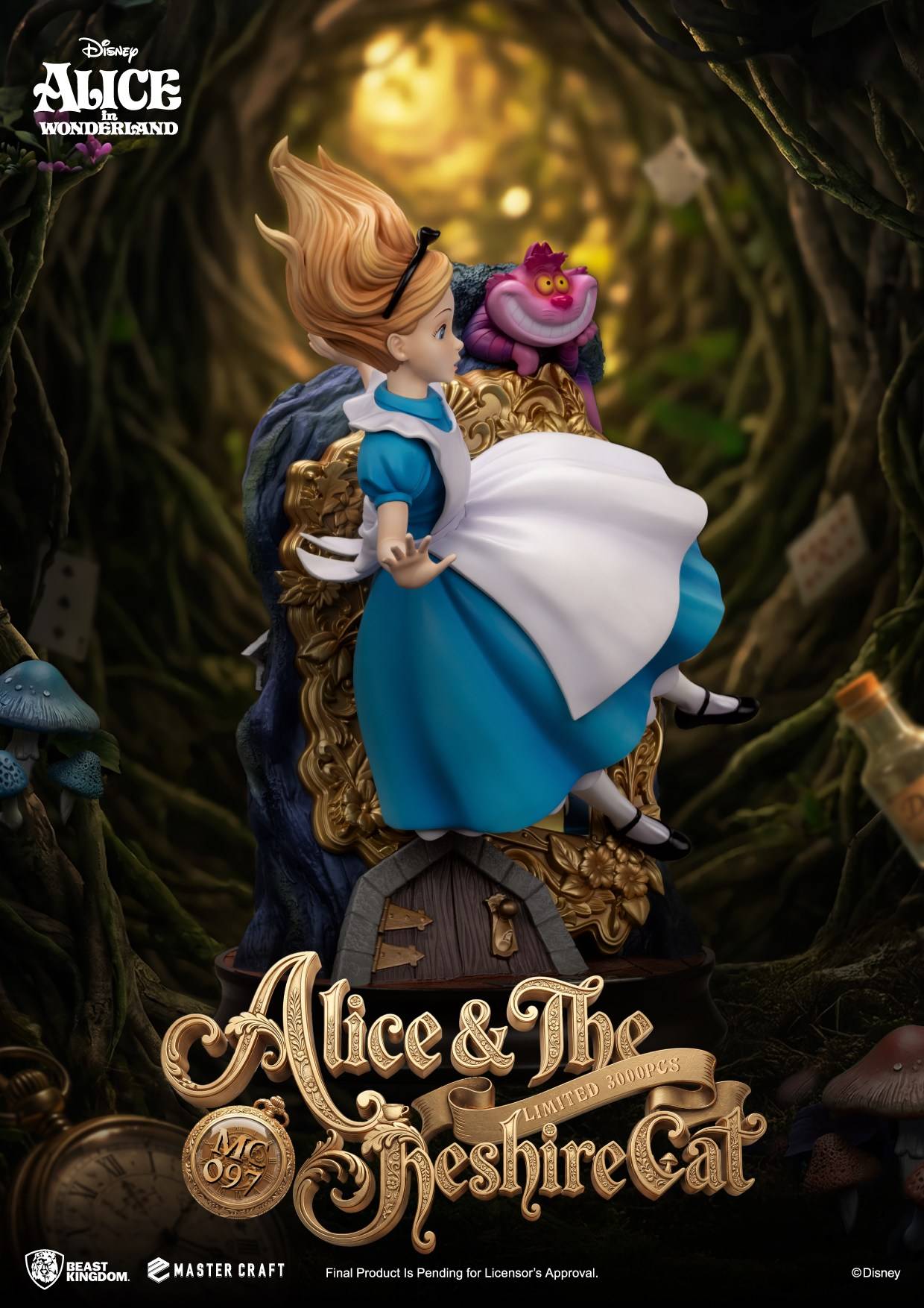 SPECIAL ORDER Beast Kingdom - MC-097 - Alice in Wonderland Master Craft - Alice & The Cheshire Cat [JP]