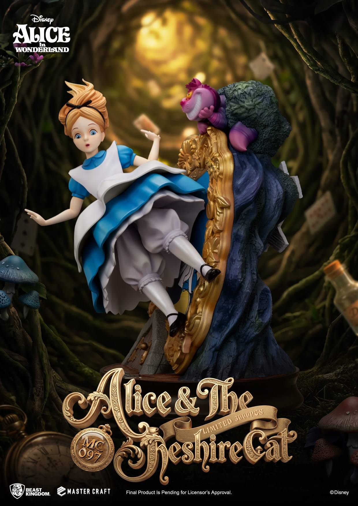 SPECIAL ORDER Beast Kingdom - MC-097 - Alice in Wonderland Master Craft - Alice & The Cheshire Cat [JP]