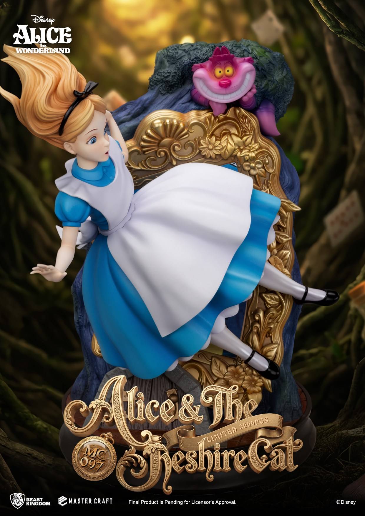 SPECIAL ORDER Beast Kingdom - MC-097 - Alice in Wonderland Master Craft - Alice & The Cheshire Cat [JP]