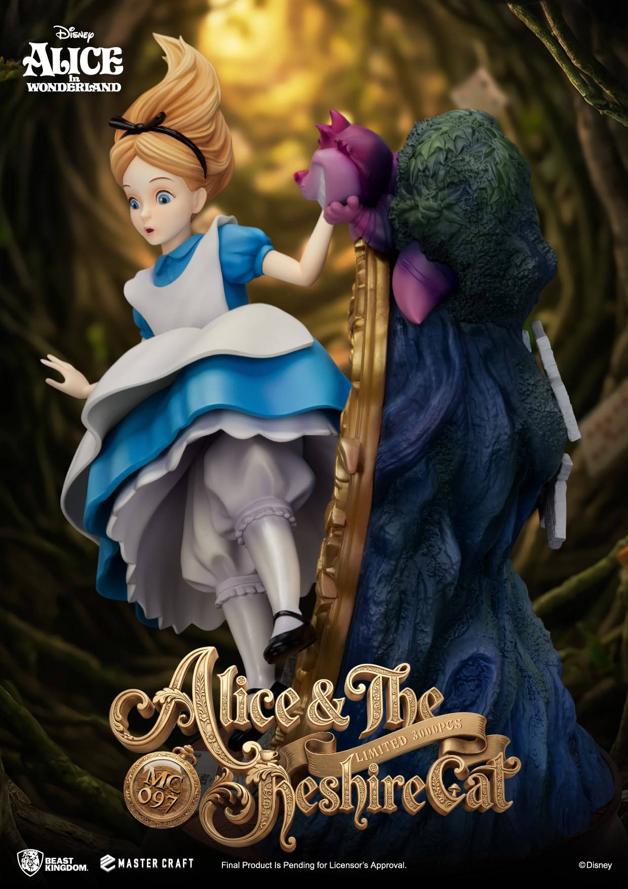 SPECIAL ORDER Beast Kingdom - MC-097 - Alice in Wonderland Master Craft - Alice & The Cheshire Cat [JP]