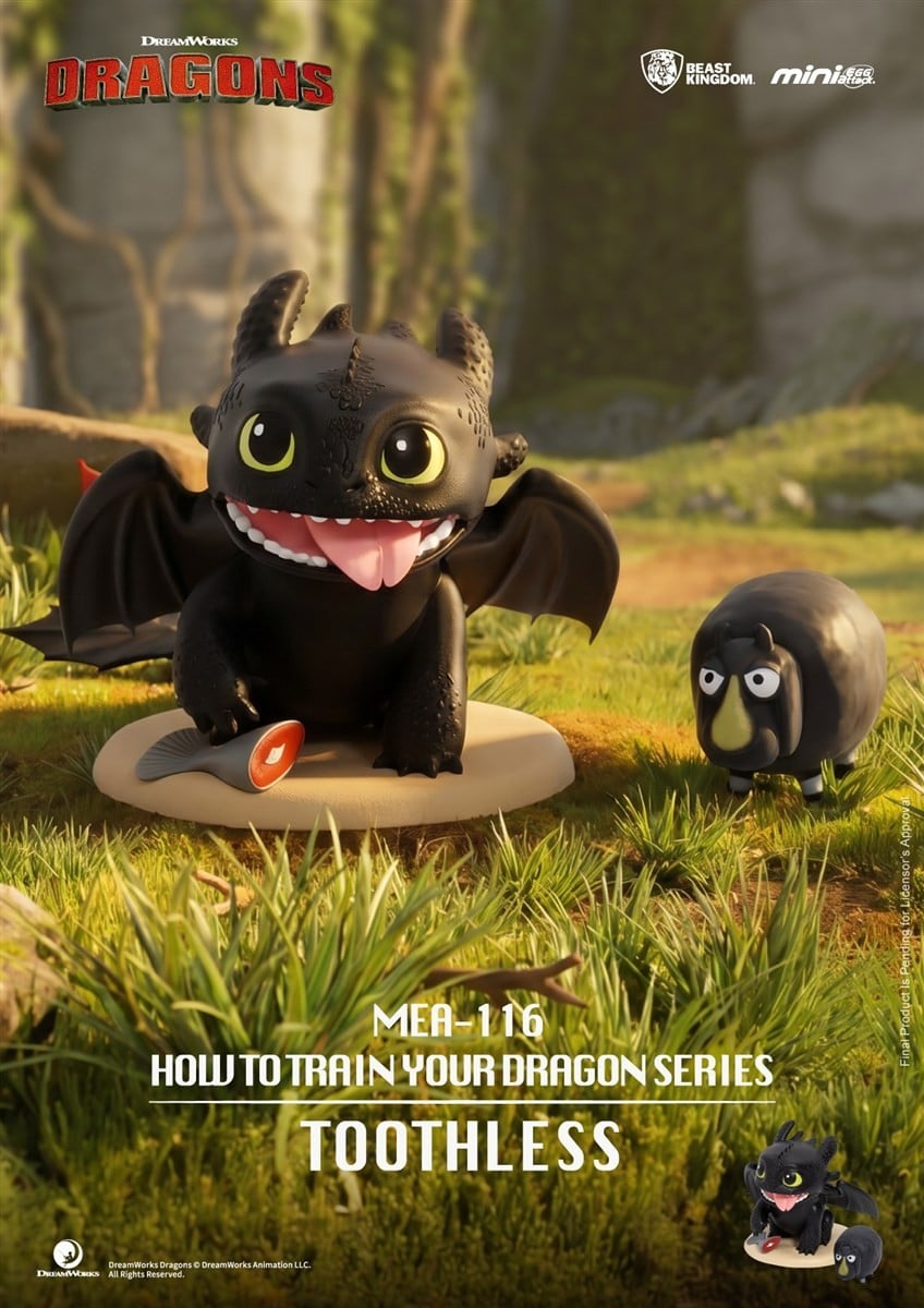 SPECIAL ORDER Beast Kingdom - MEA-116 - How to Train Your Dragon - Mini Egg Attack [JP] [Box of 6]