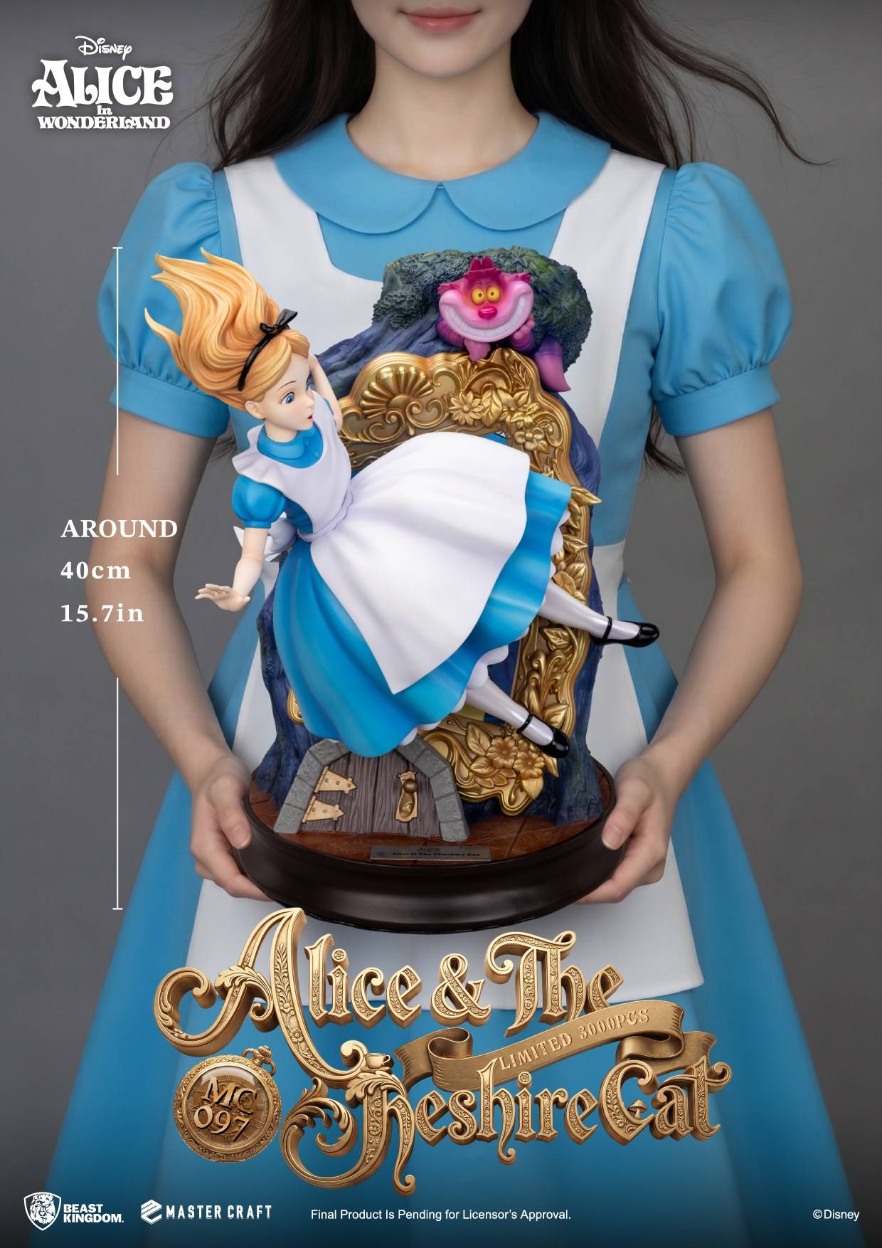 SPECIAL ORDER Beast Kingdom - MC-097 - Alice in Wonderland Master Craft - Alice & The Cheshire Cat [JP]