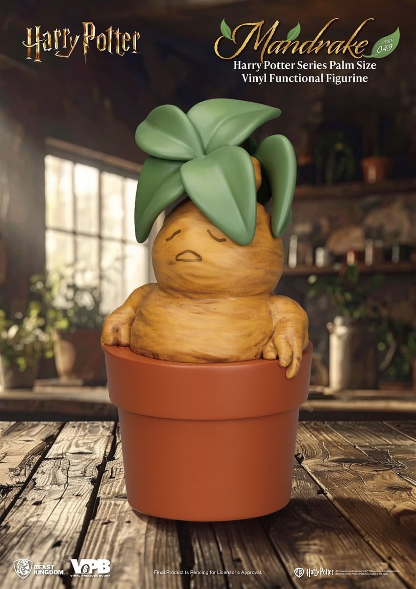 SPECIAL ORDER Beast Kingdom - VPBP-049 - Harry Potter Series Palm Size Vinyl Functional Figure - Mandrake [JP]