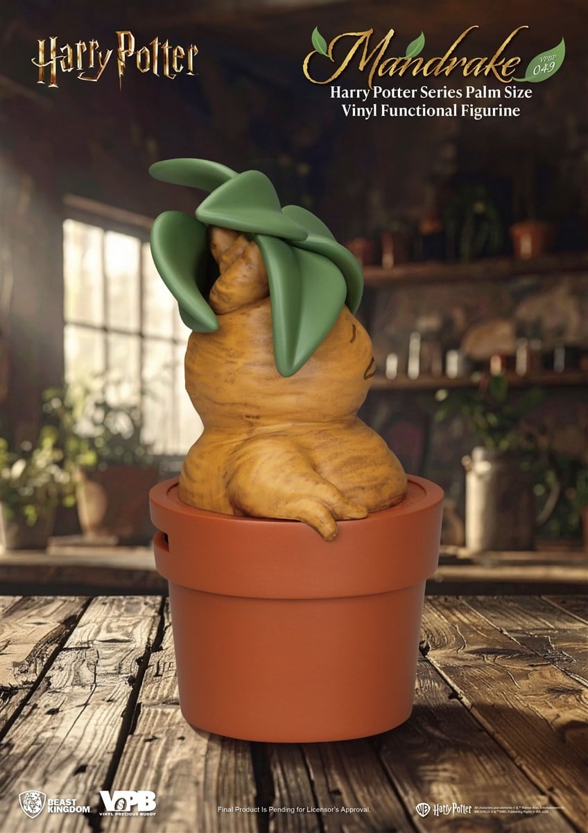 SPECIAL ORDER Beast Kingdom - VPBP-049 - Harry Potter Series Palm Size Vinyl Functional Figure - Mandrake [JP]