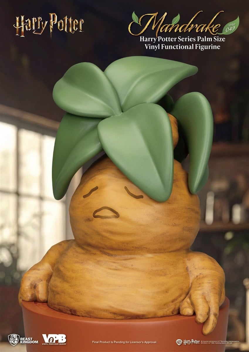 SPECIAL ORDER Beast Kingdom - VPBP-049 - Harry Potter Series Palm Size Vinyl Functional Figure - Mandrake [JP]