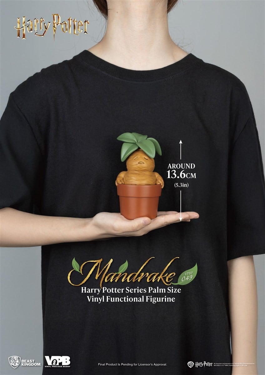 SPECIAL ORDER Beast Kingdom - VPBP-049 - Harry Potter Series Palm Size Vinyl Functional Figure - Mandrake [JP]