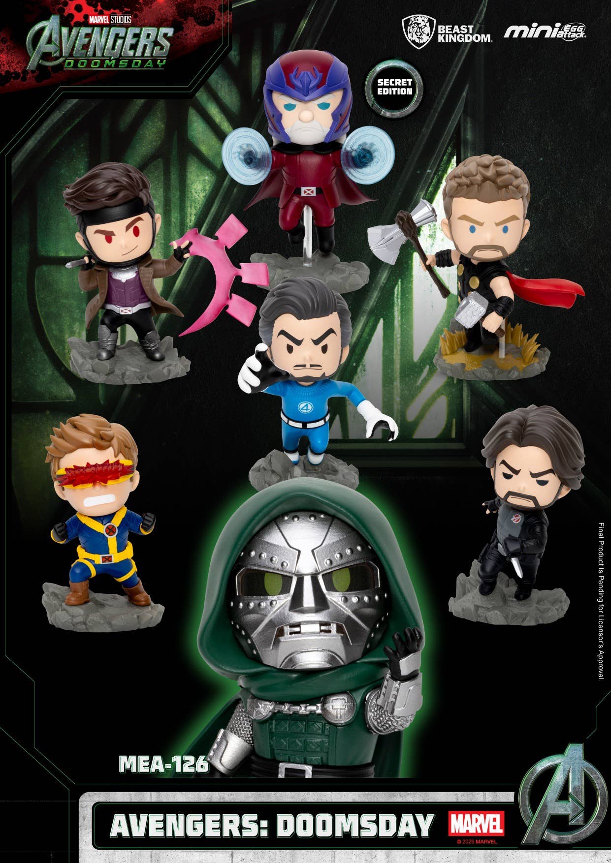 SPECIAL ORDER Beast Kingdom - MEA-126 - Avengers: Doomsday - Mini Egg Attack [JP] [Box of 6]