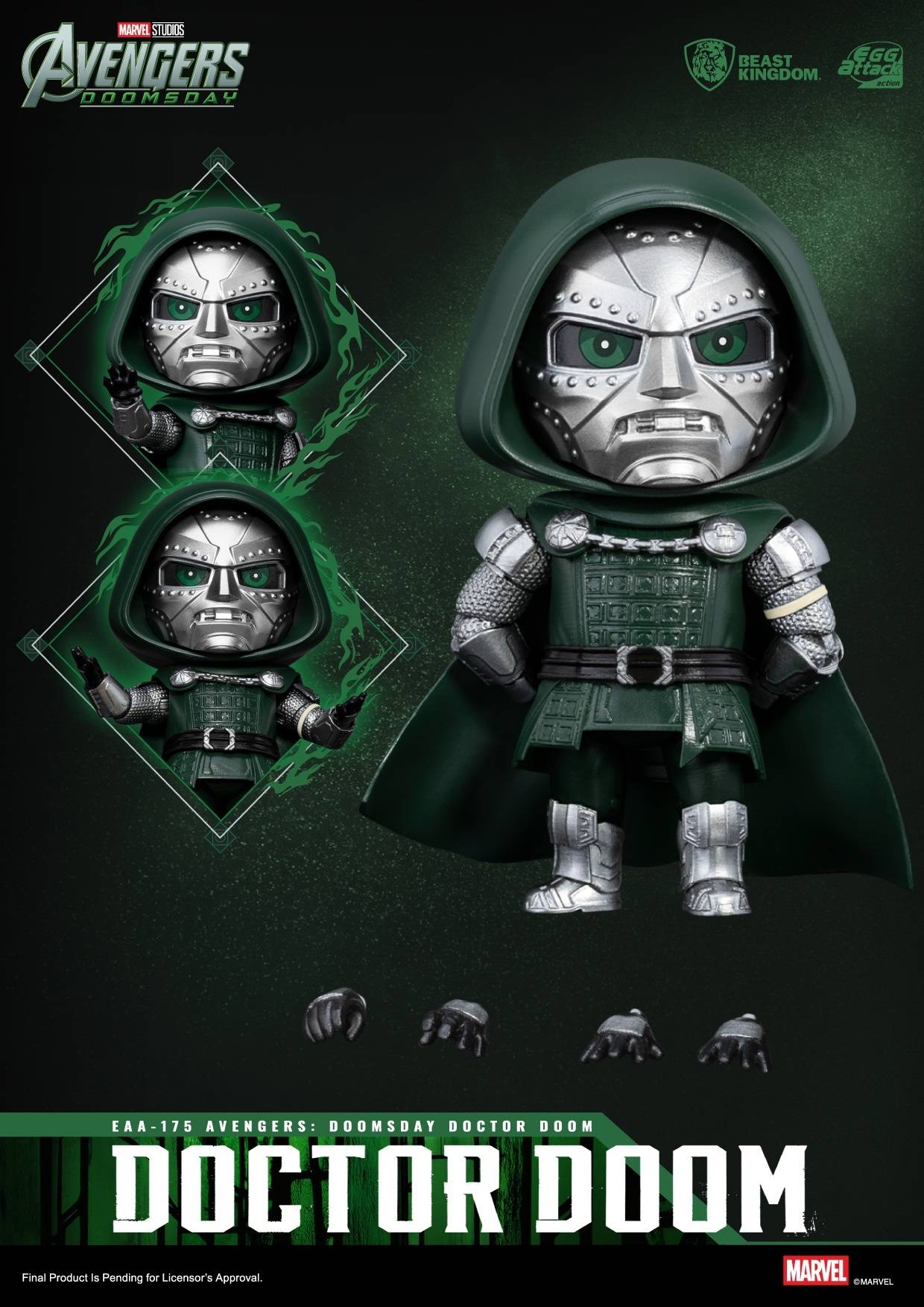SPECIAL ORDER Beast Kingdom - Egg Attack Action EAA-175 - Avengers: Doomsday - Dr. Doom [JP]