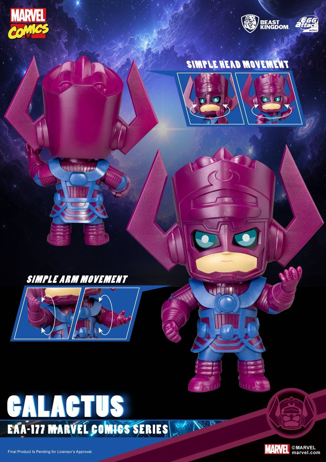 SPECIAL ORDER Beast Kingdom - Egg Attack Action EAA-177 - Marvel Comics Series - Galactus [JP]