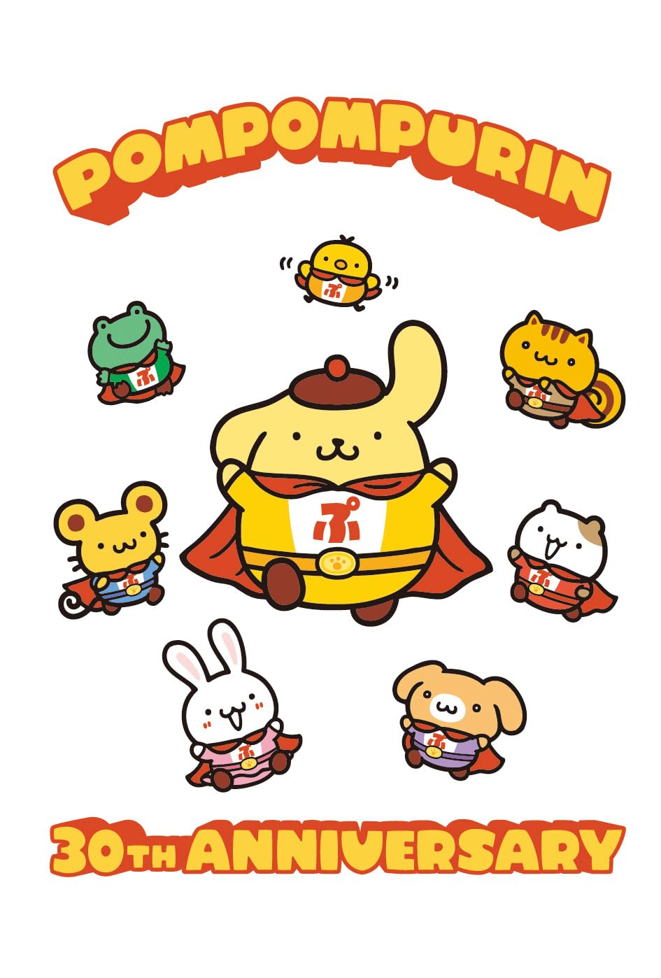 SPECIAL ORDER Pia - Sanrio: Pompompurin 30th Anniversary: Pompom Hero Mascot [JP]