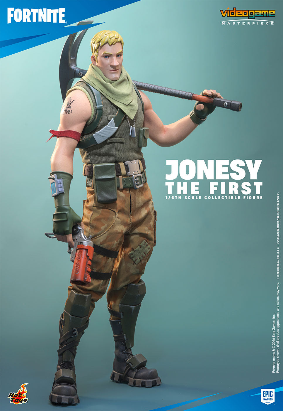 SPECIAL ORDER Hot Toys - Video Game Masterpiece - Fortnite - Jonesy The First 1/6 [JP]