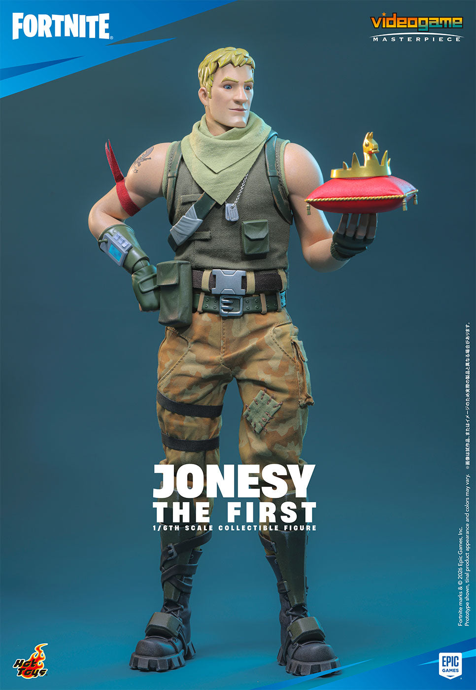 SPECIAL ORDER Hot Toys - Video Game Masterpiece - Fortnite - Jonesy The First 1/6 [JP]