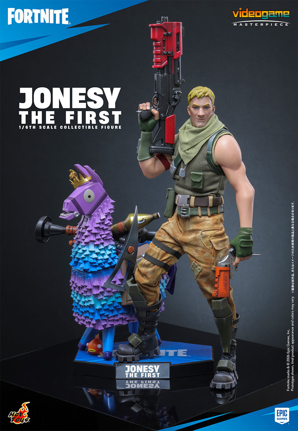 SPECIAL ORDER Hot Toys - Video Game Masterpiece - Fortnite - Jonesy The First 1/6 [JP]