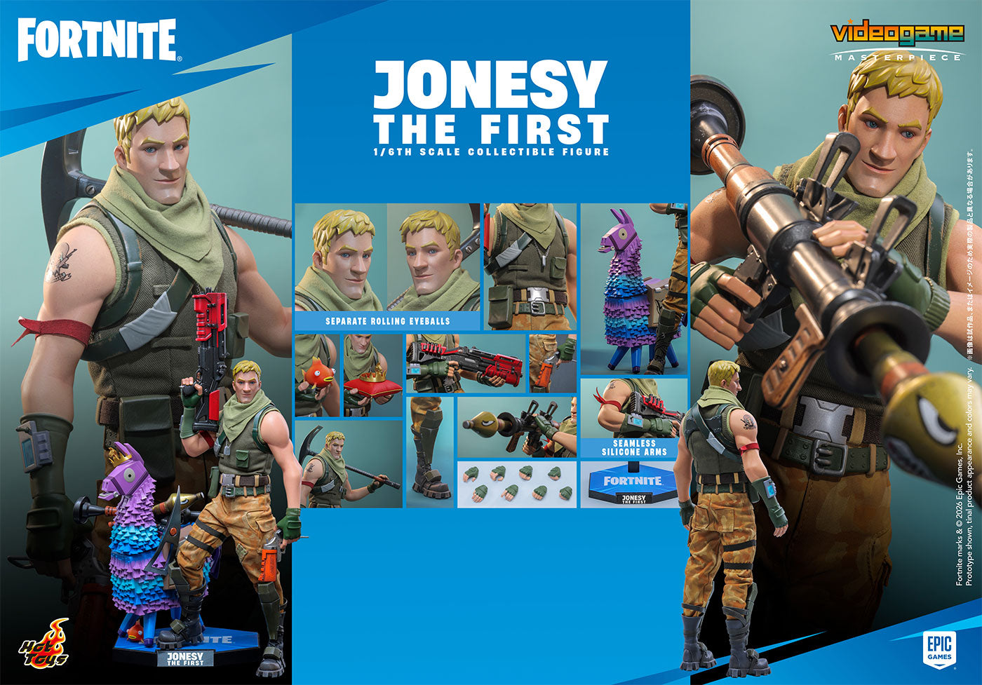SPECIAL ORDER Hot Toys - Video Game Masterpiece - Fortnite - Jonesy The First 1/6 [JP]