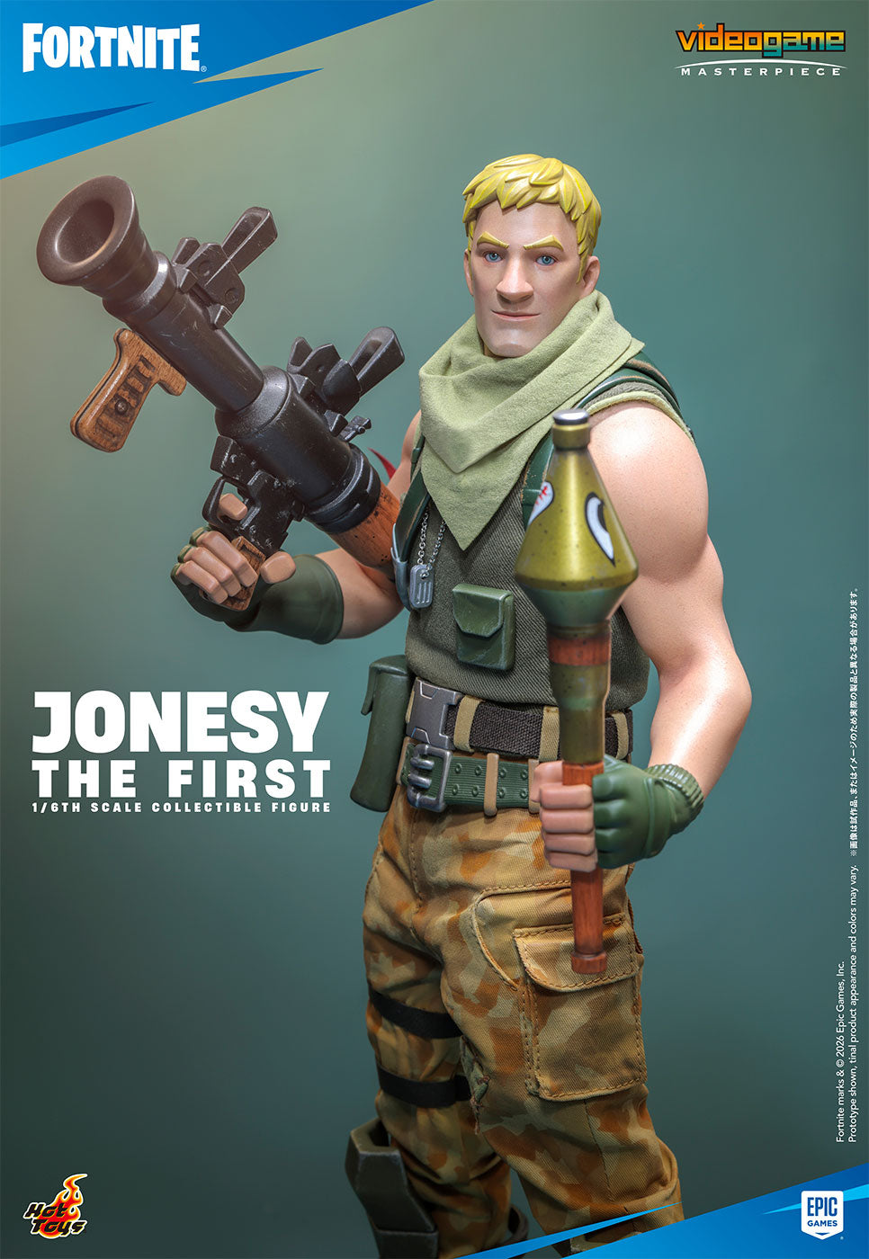 SPECIAL ORDER Hot Toys - Video Game Masterpiece - Fortnite - Jonesy The First 1/6 [JP]