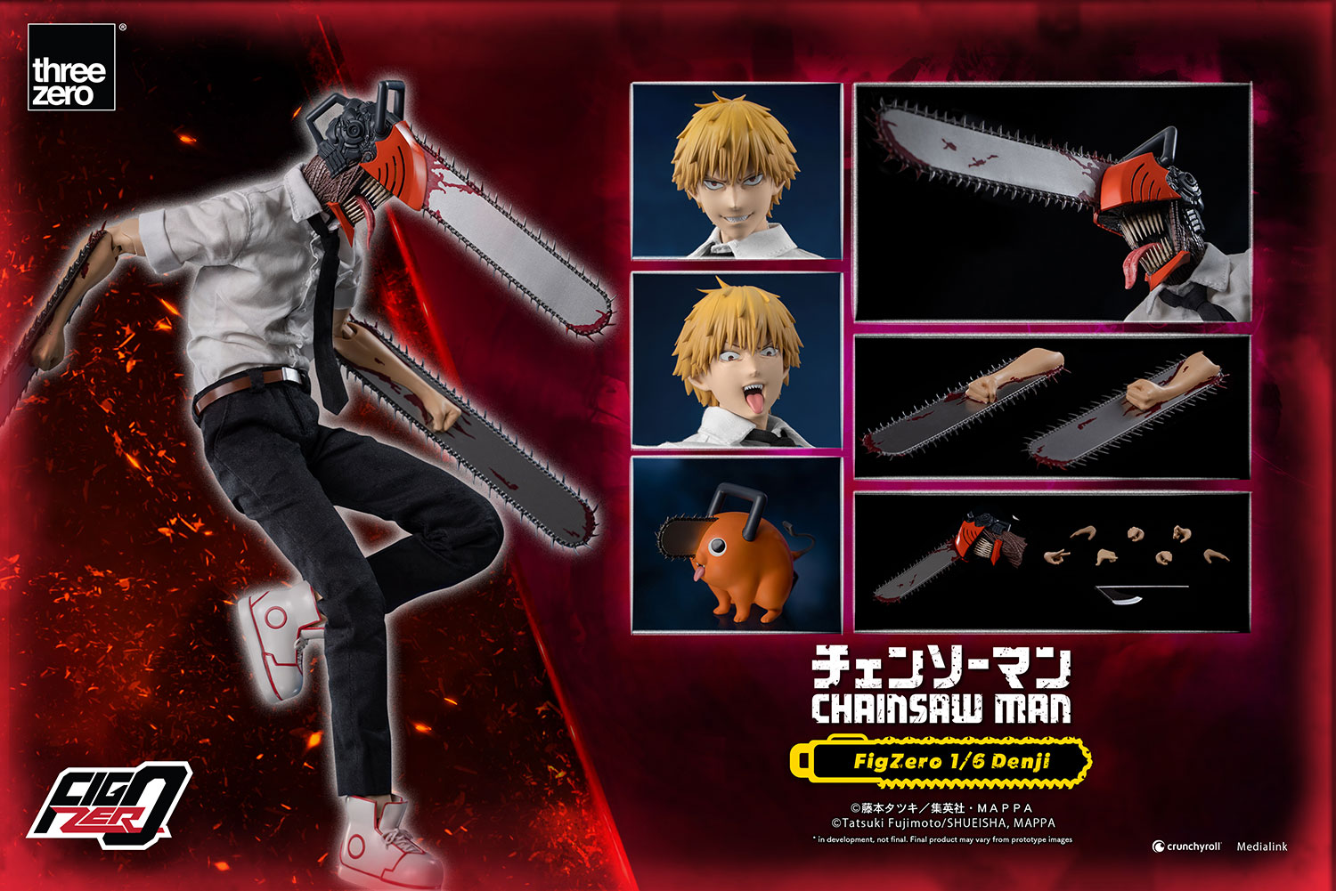 PRE-ORDER threezero - FigZero - Chainsaw Man - Denji 1/6 [2026 Q2 Release]