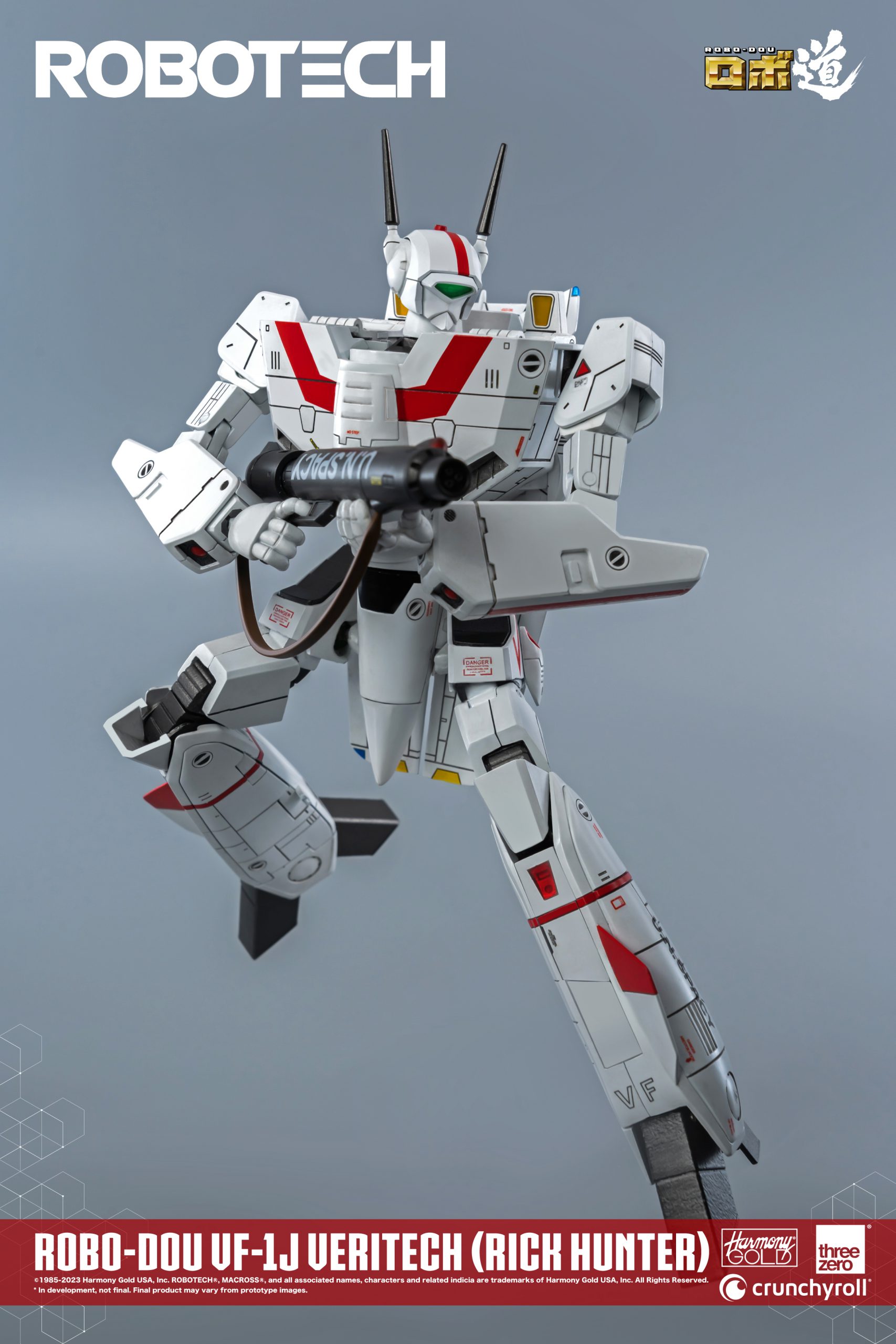 PRE-ORDER threezero - Robo-Dou - Robotech - VF-1J Veritech: Rick Hunter Use [2025 Q1 Release]