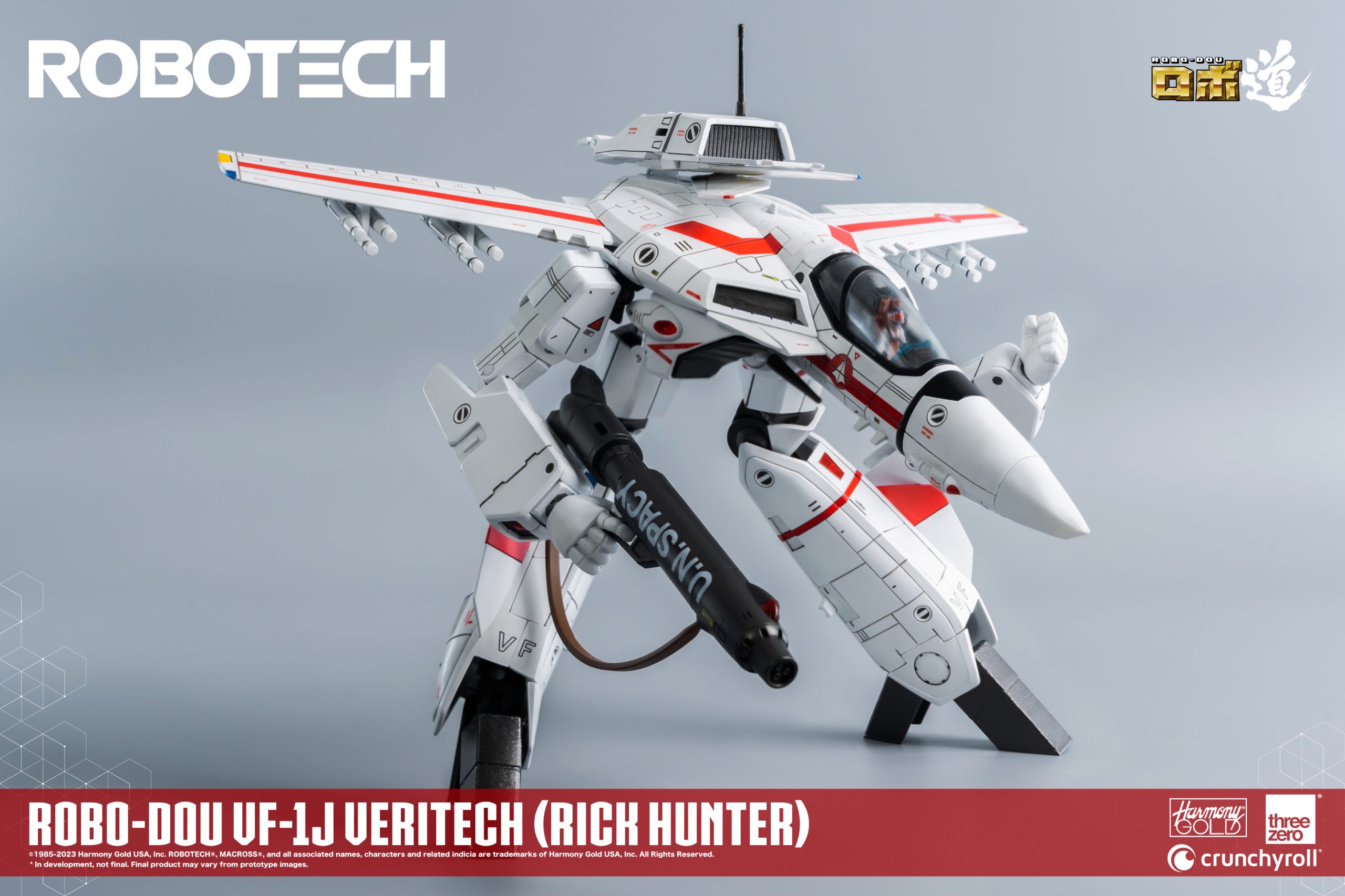 PRE-ORDER threezero - Robo-Dou - Robotech - VF-1J Veritech: Rick Hunter Use [2025 Q1 Release]