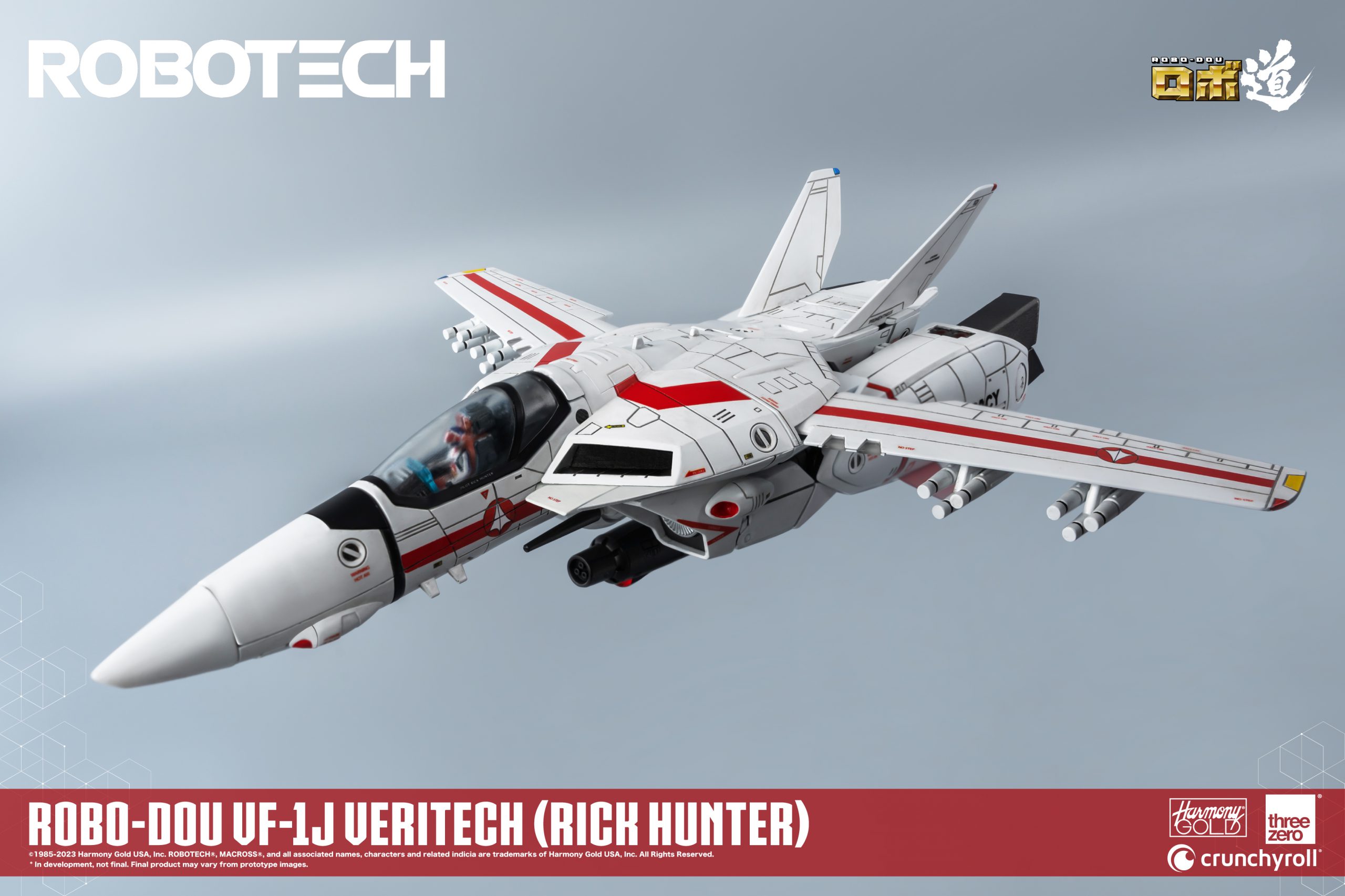 PRE-ORDER threezero - Robo-Dou - Robotech - VF-1J Veritech: Rick Hunter Use [2025 Q1 Release]